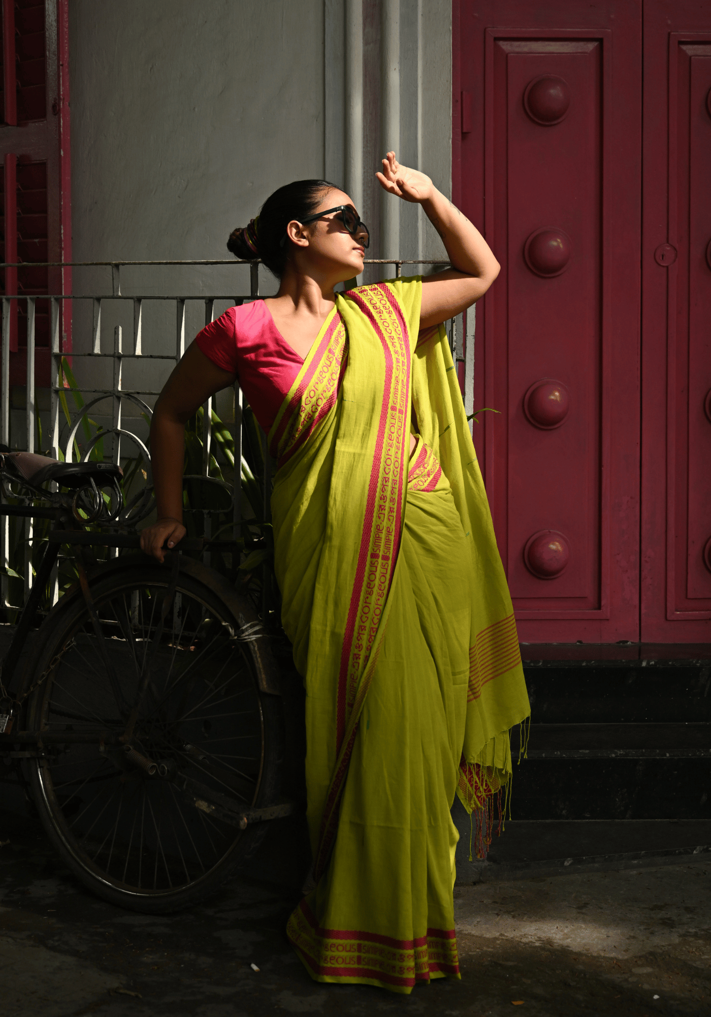 SIMPLE er OPOR GORGEOUS SAREE (SHANTIPURI)