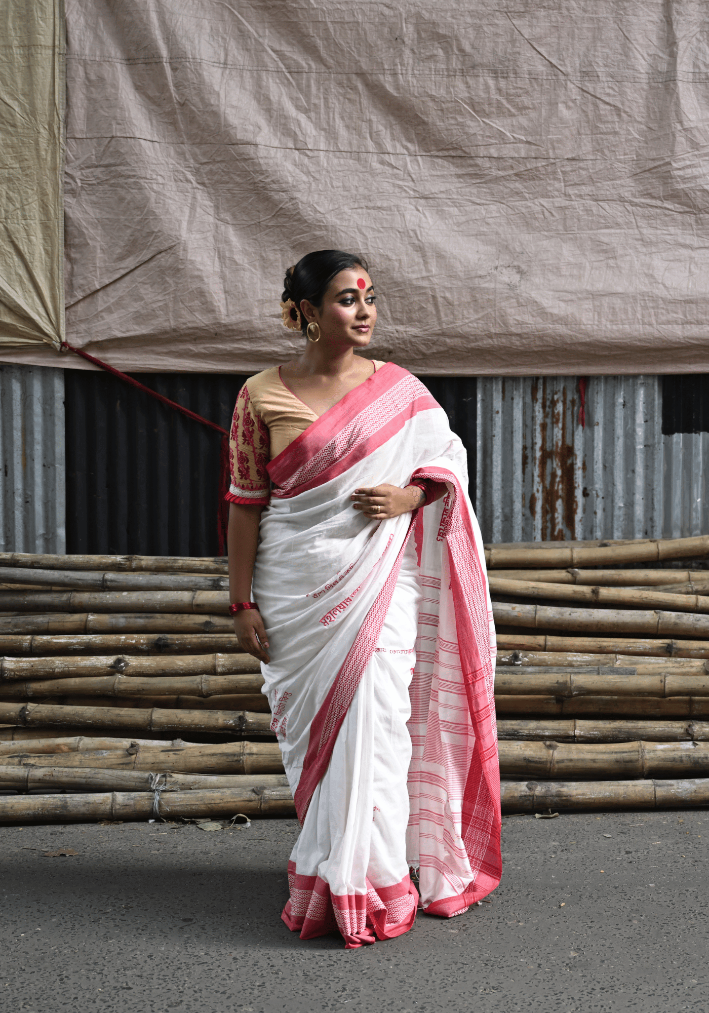 PUJOR KOTHA SAREE