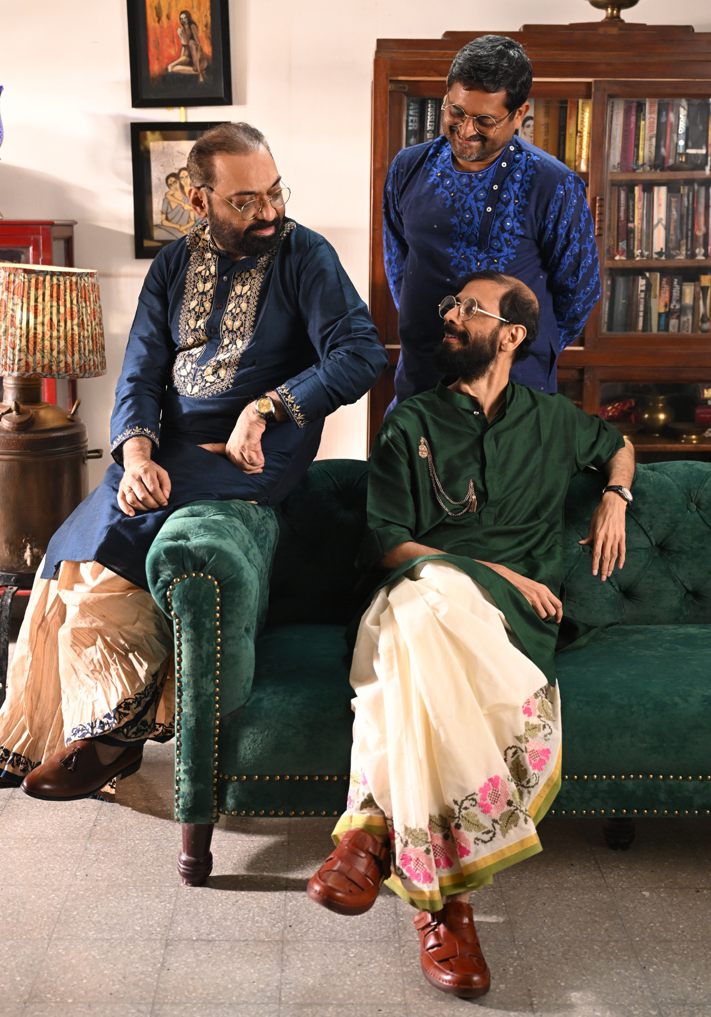 NEEL SARAT KURTA
