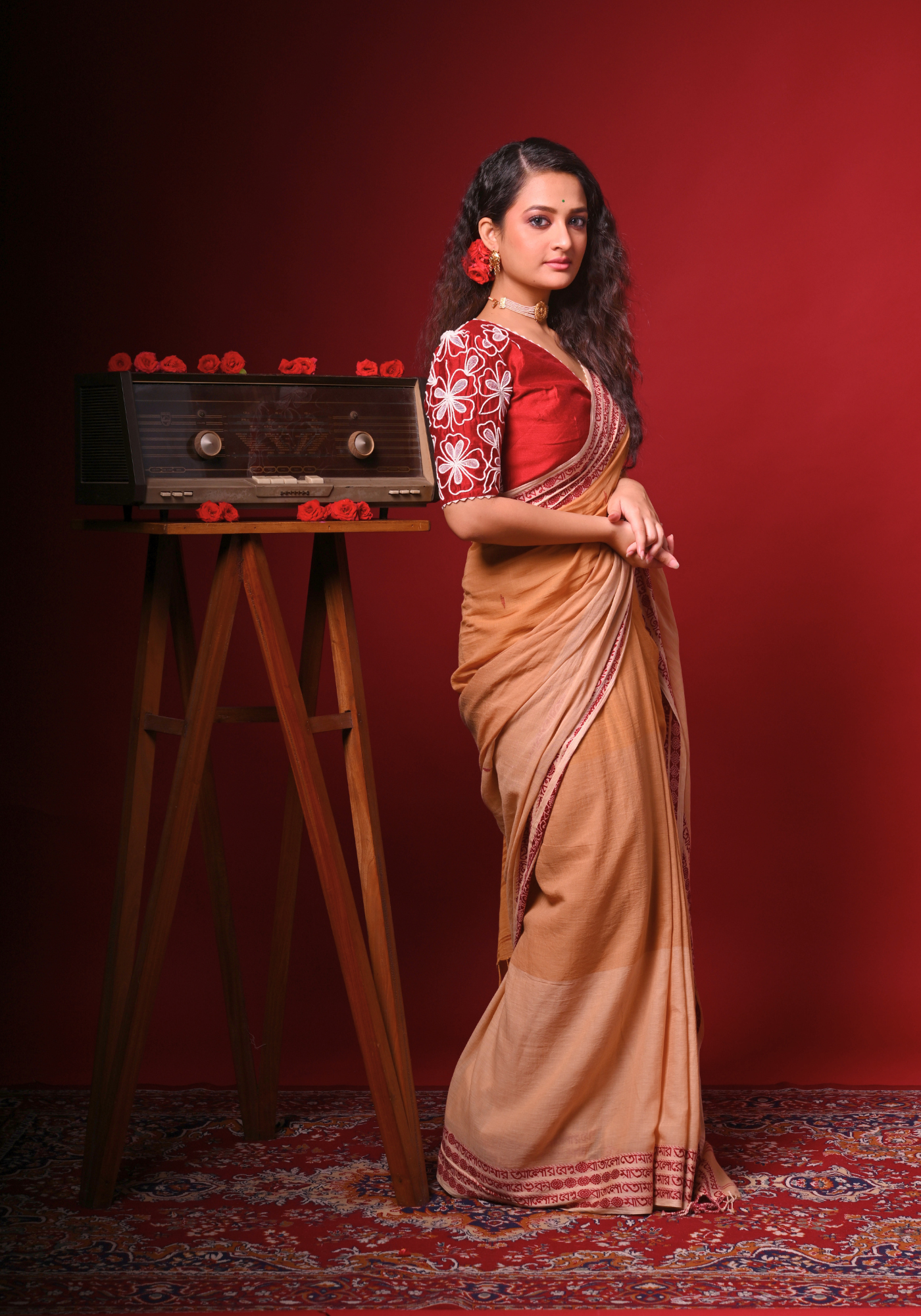 MAHALAYA SHANTIPURI SAREE