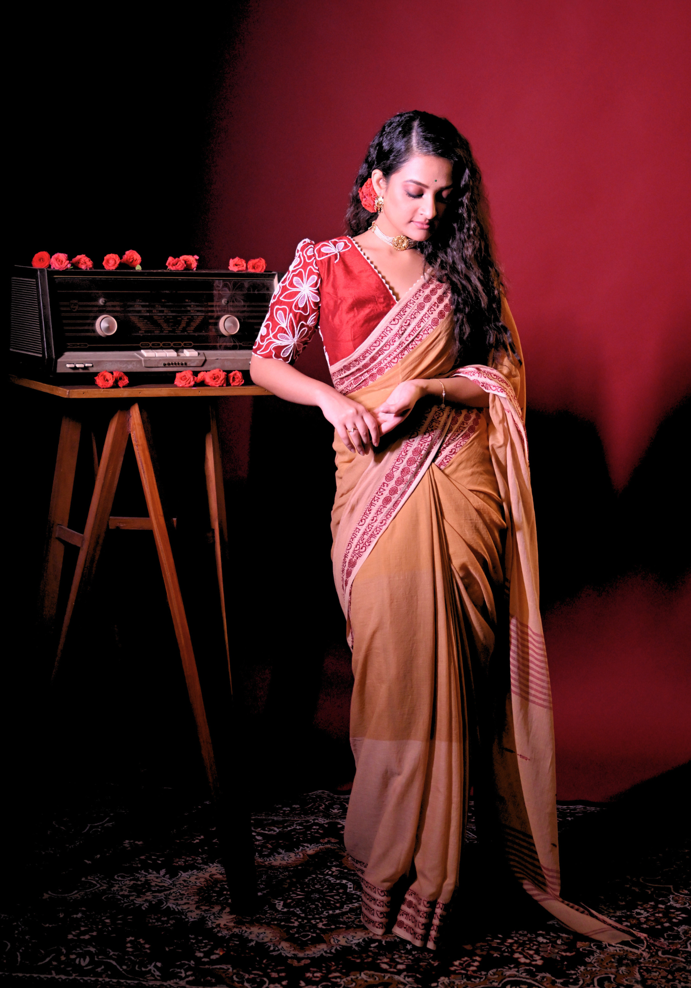 MAHALAYA SHANTIPURI SAREE