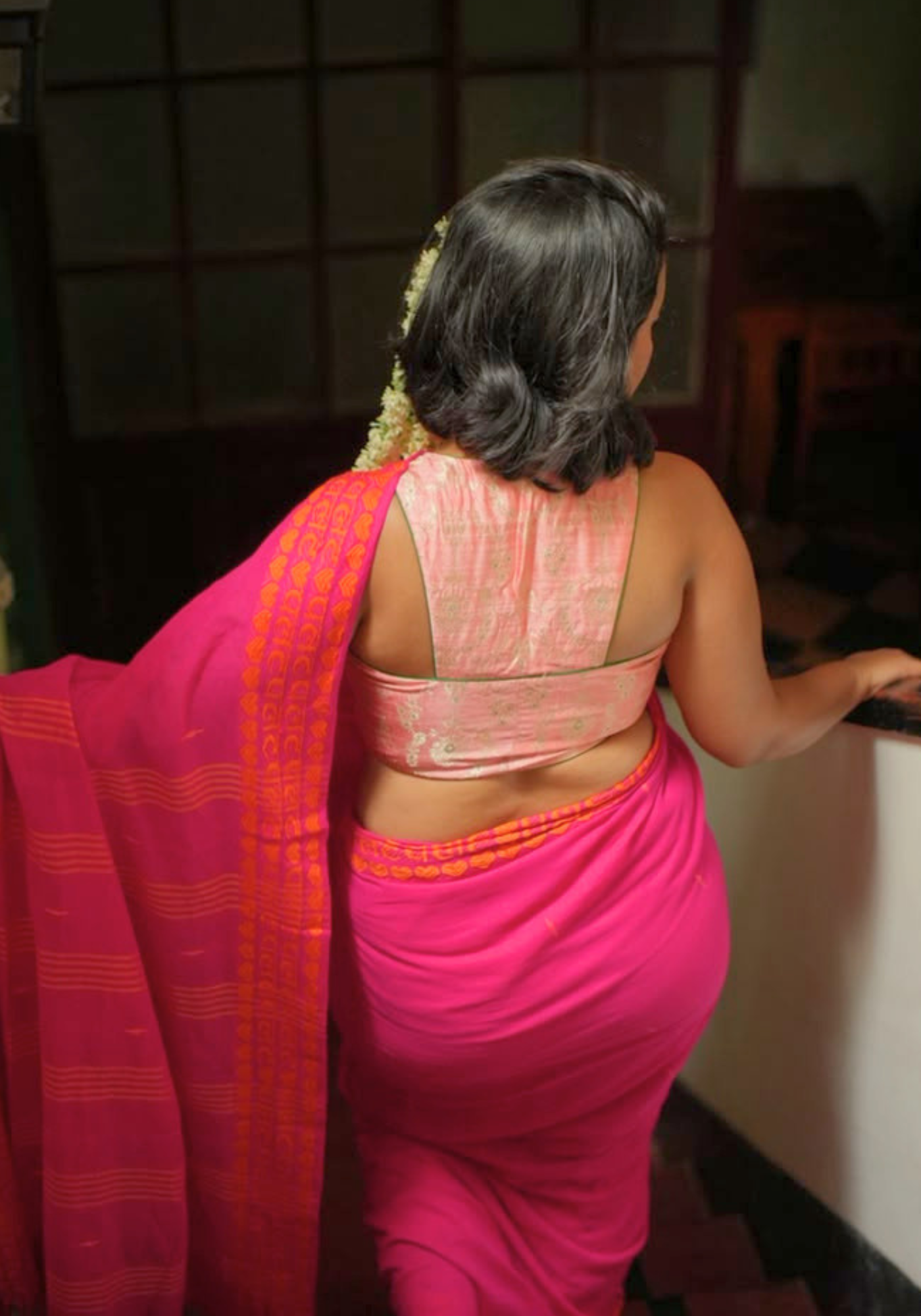 CANDYFLOSS BROCADE RACERBACK BLOUSE