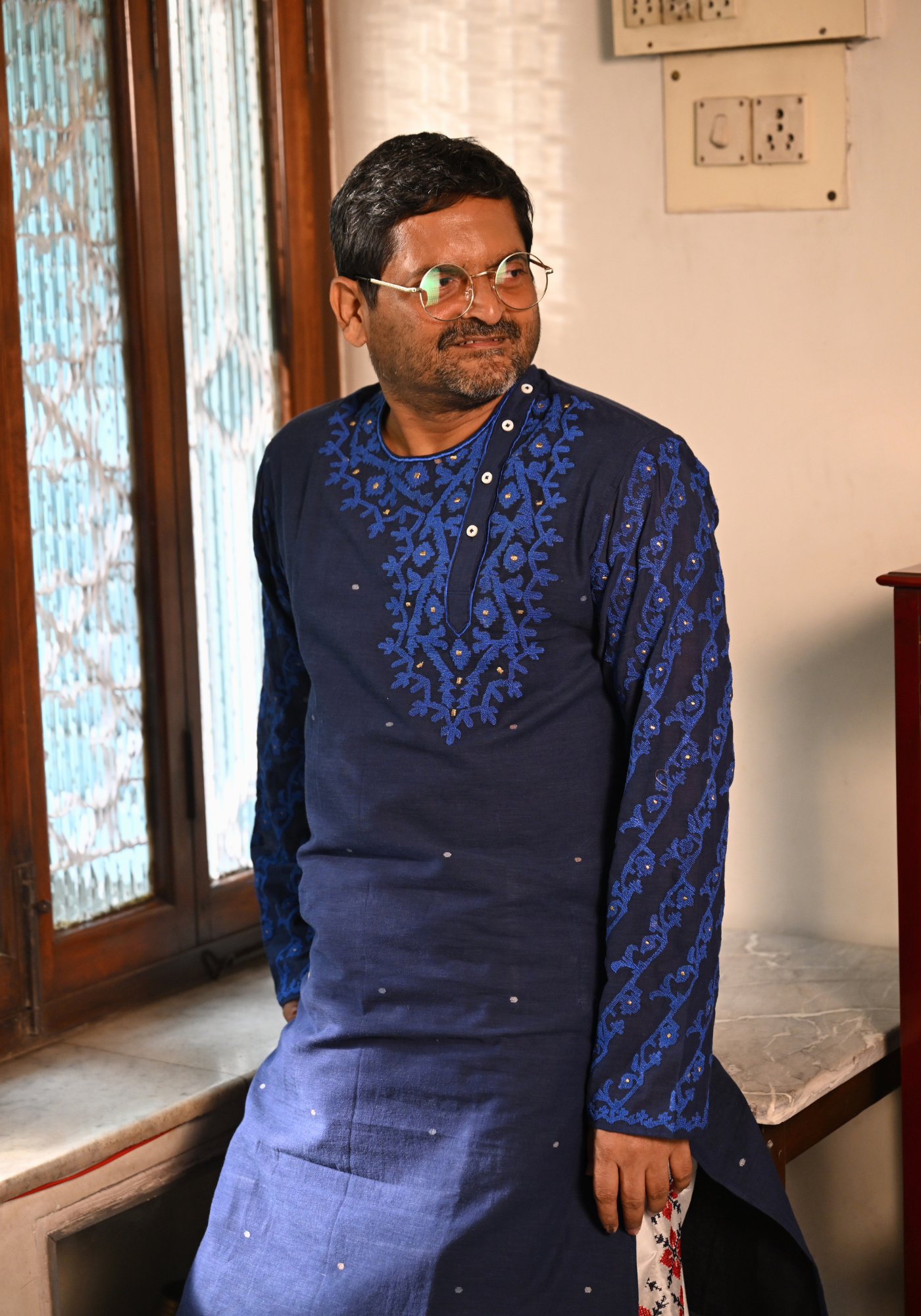 NEEL SARAT KURTA