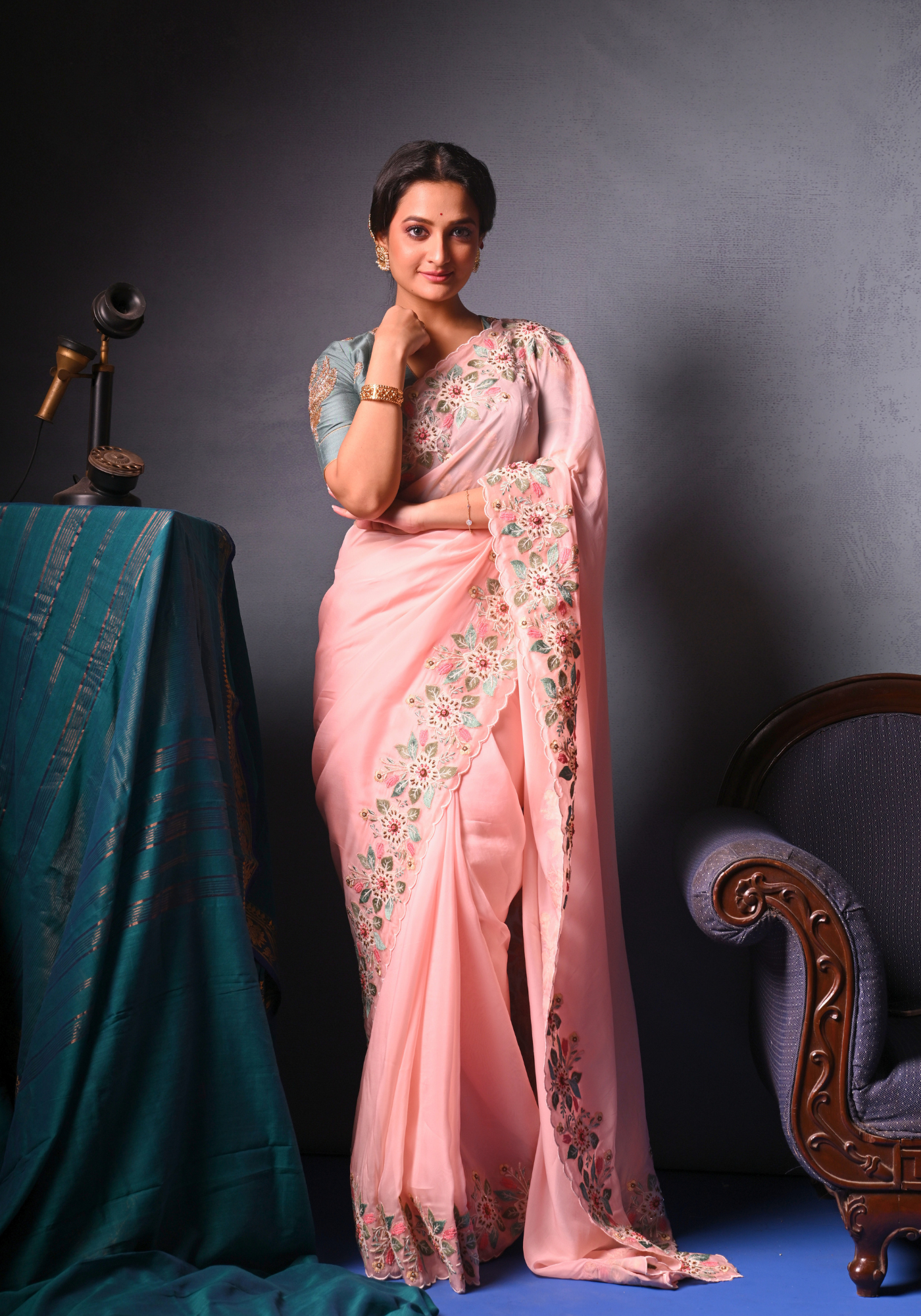 GULABO GARDEN ORGANZA SAREE