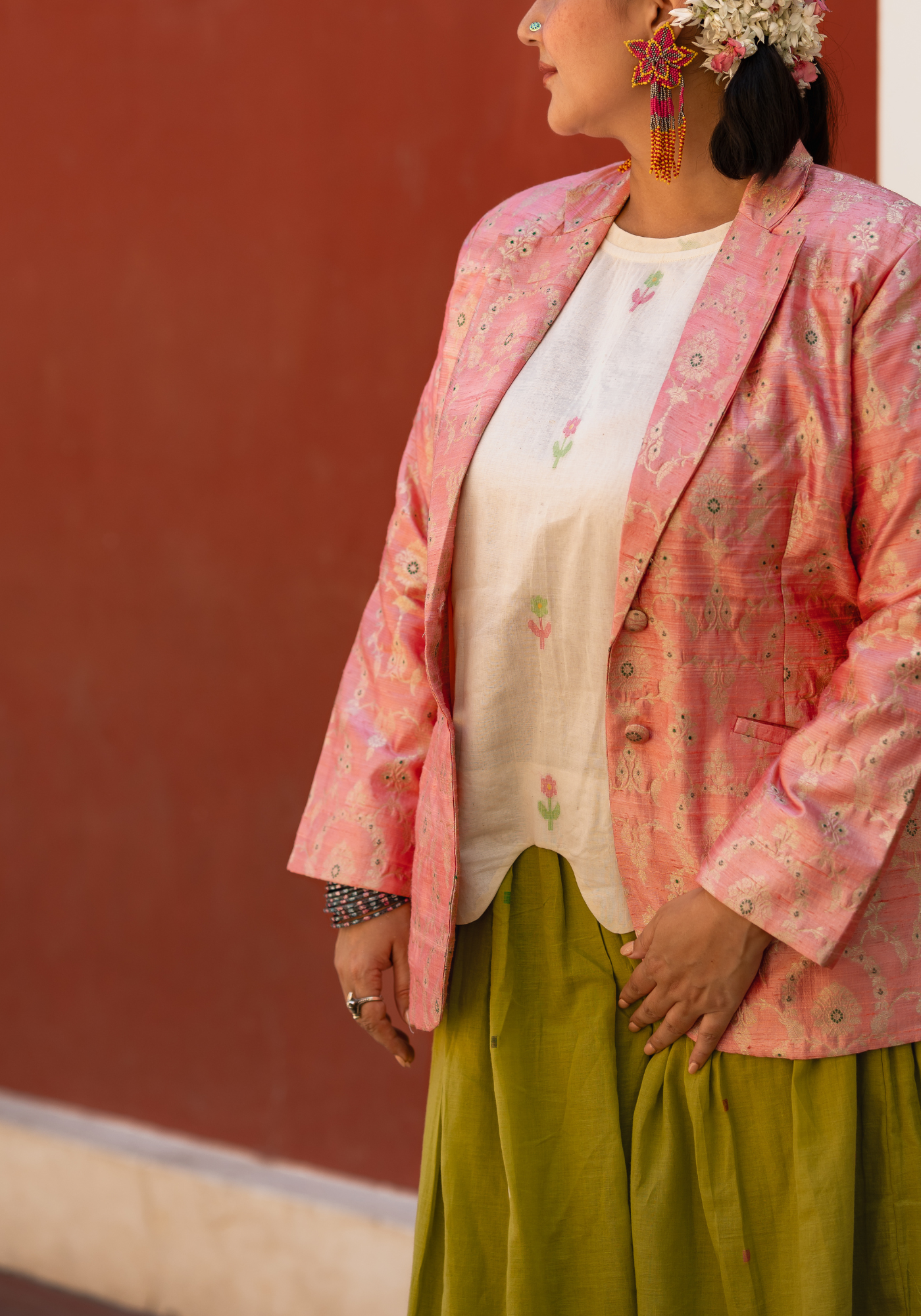 COTTON CANDY BROCADE JACKET
