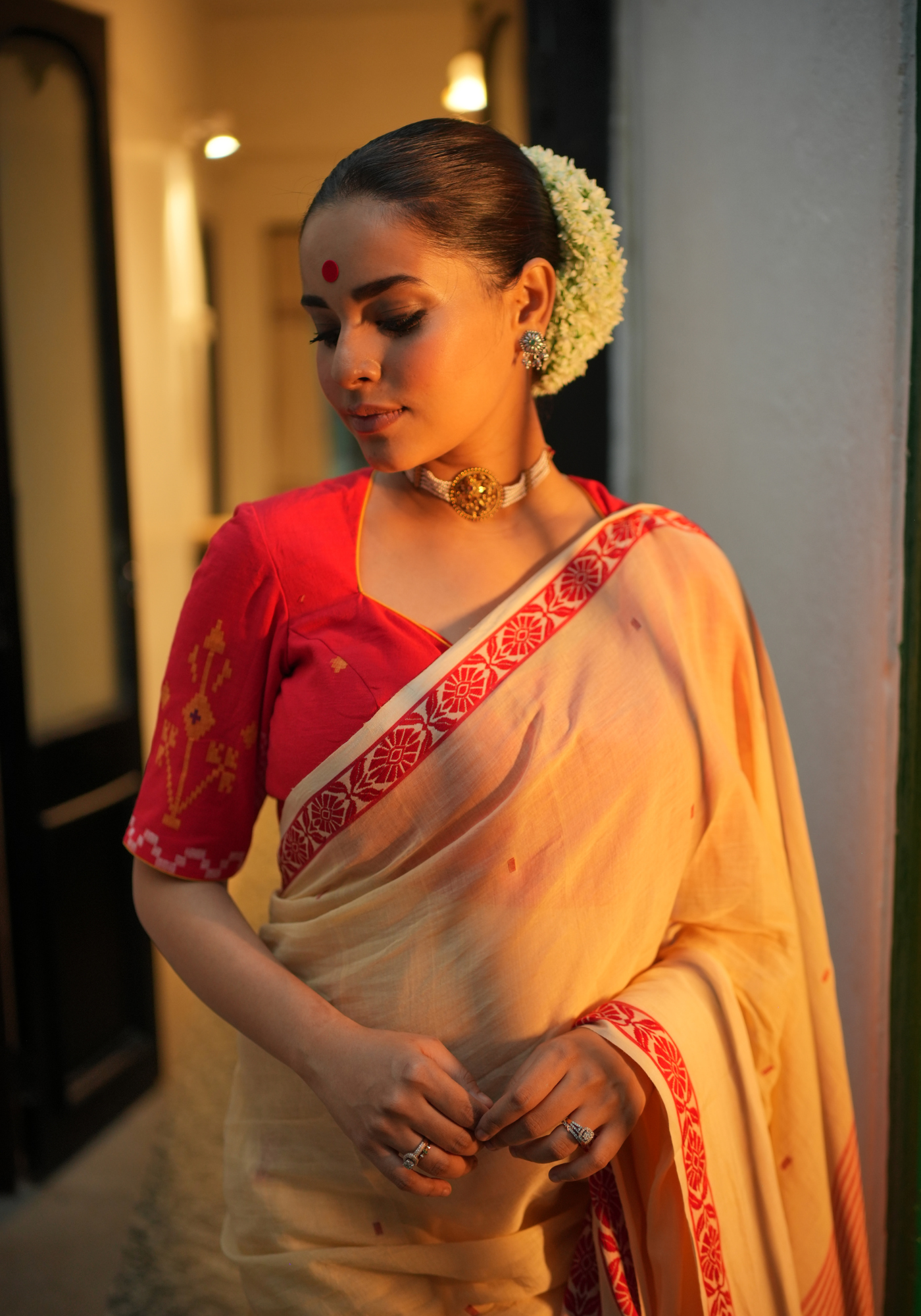 CHANDAN SINDUR SARBAJAYA SAREE