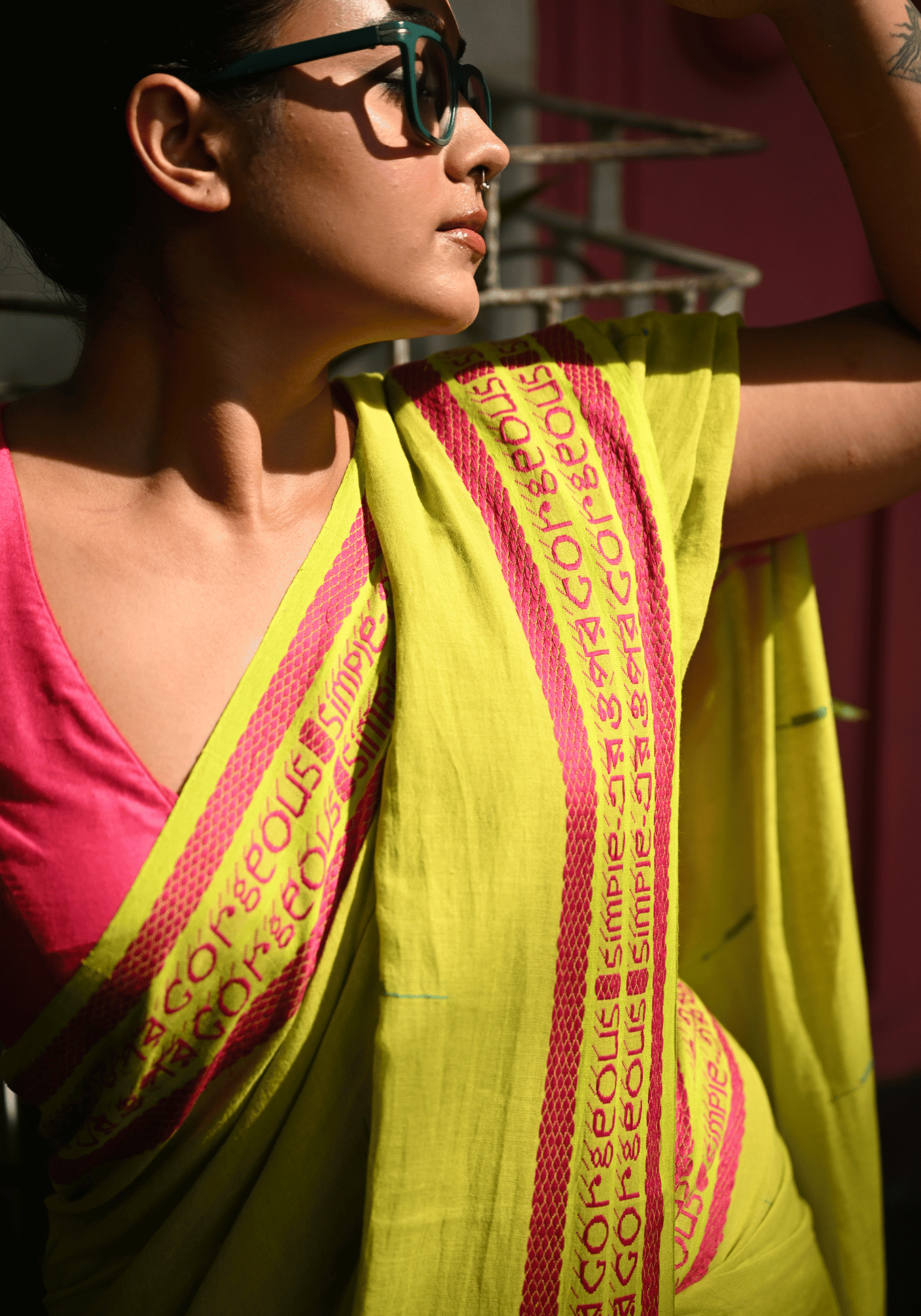 SIMPLE er OPOR GORGEOUS SAREE (SHANTIPURI)