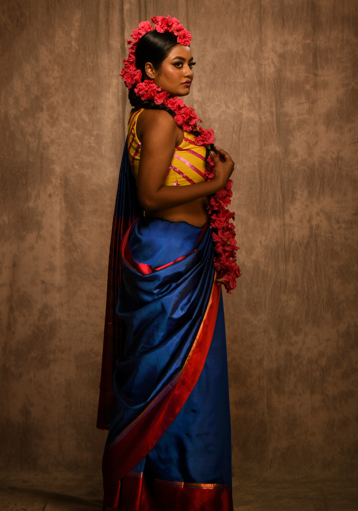BAGHBAJAR GOROD SILK SAREE