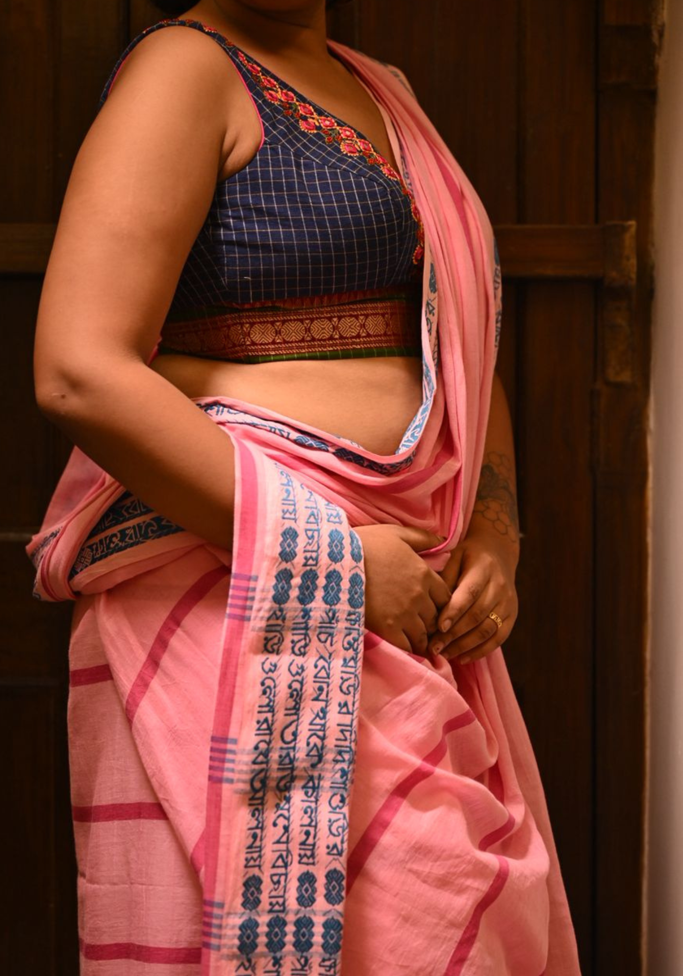 KHANTO BURI SAREE (SHANTIPURI)