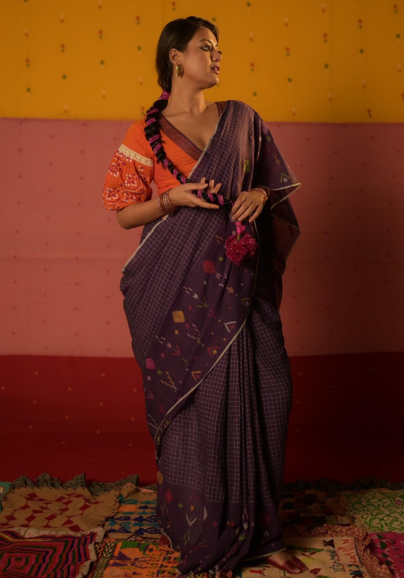 BEGUNI SHABEKI JAMDANI SAREE