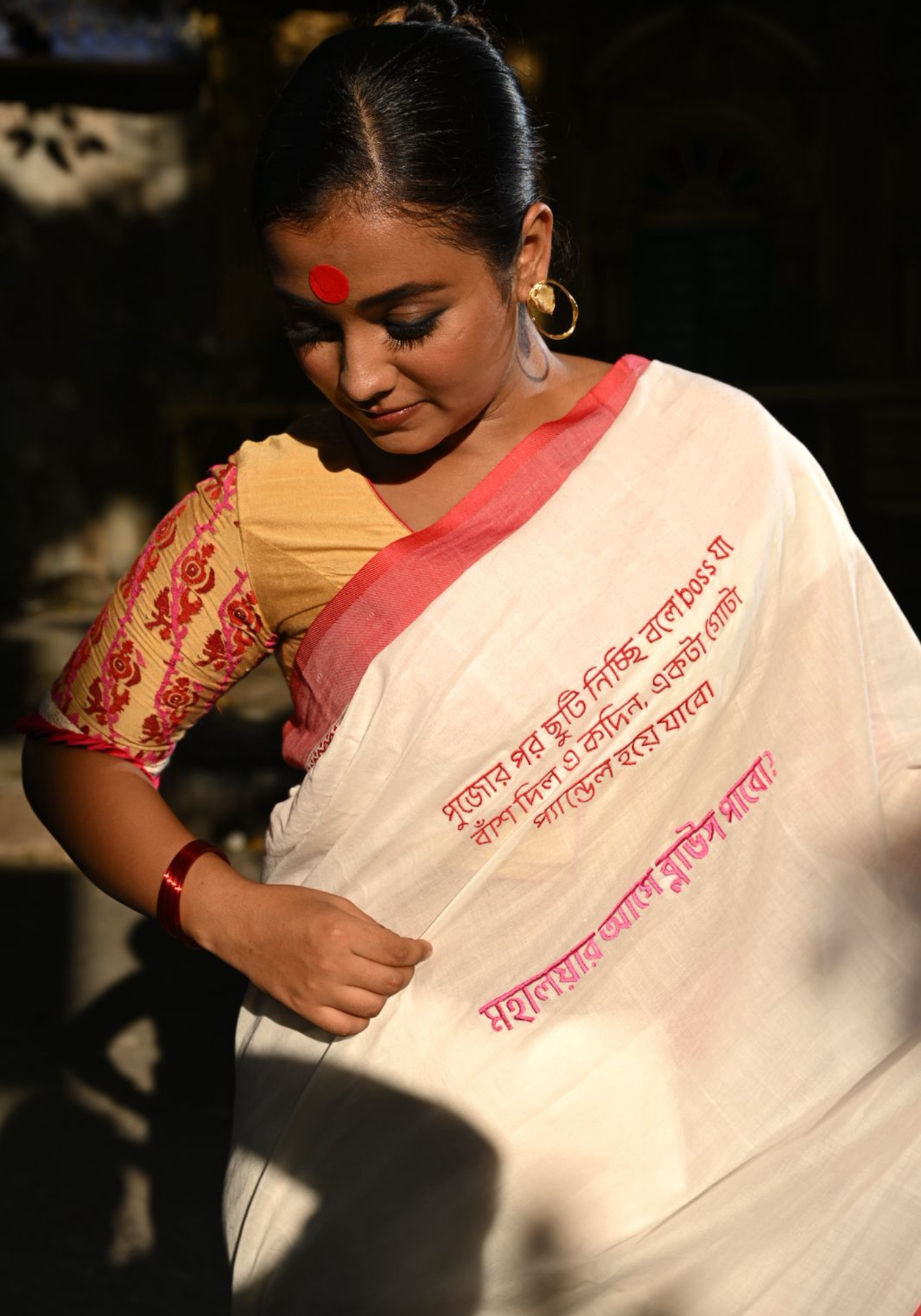 PUJOR KOTHA SAREE