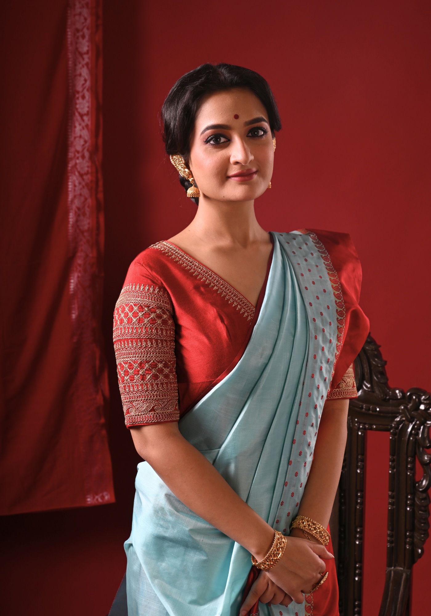 SINDOORI ZARDOUSI BLOUSE