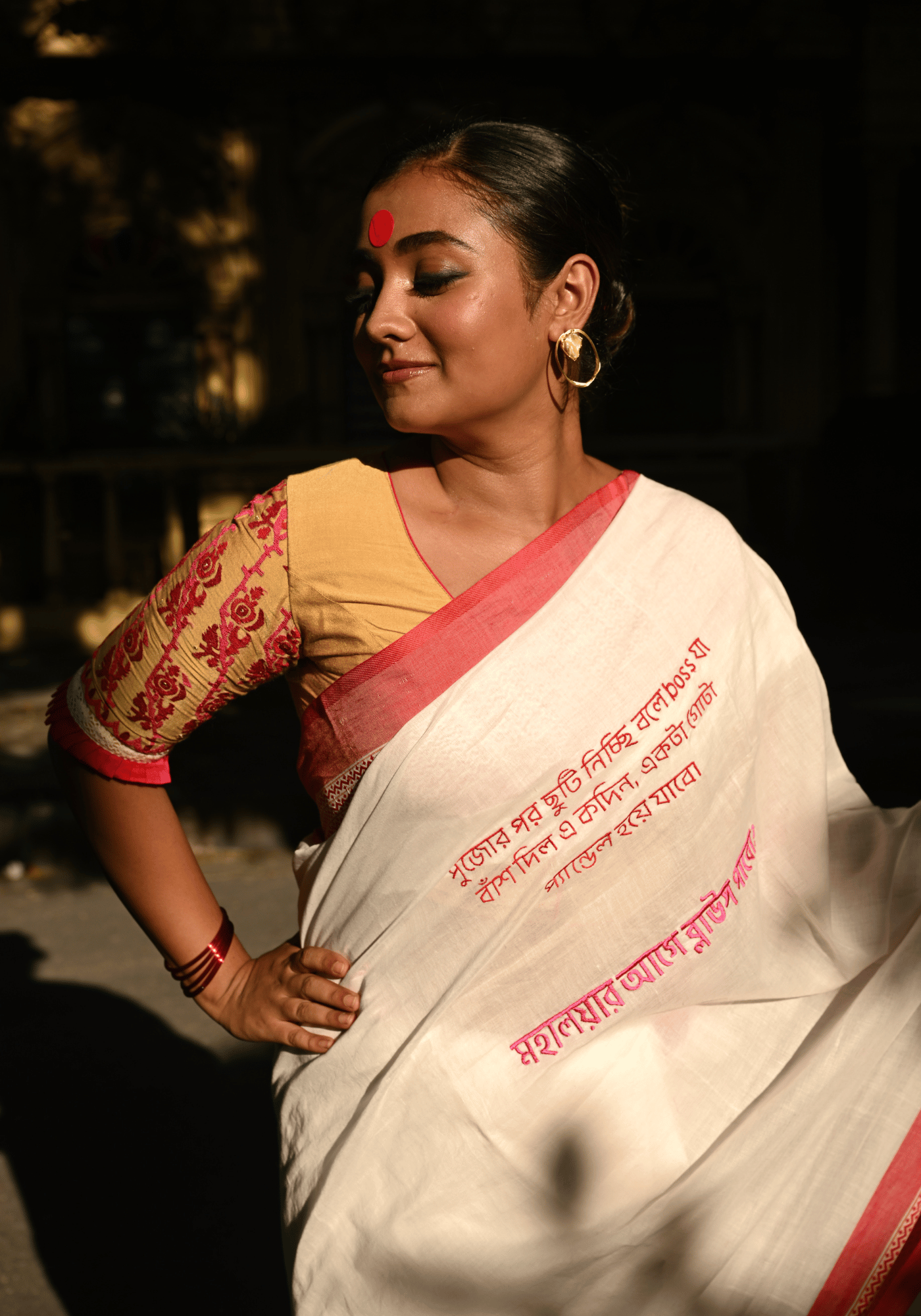 CHANDAN GOLAP BAGAN BLOUSE