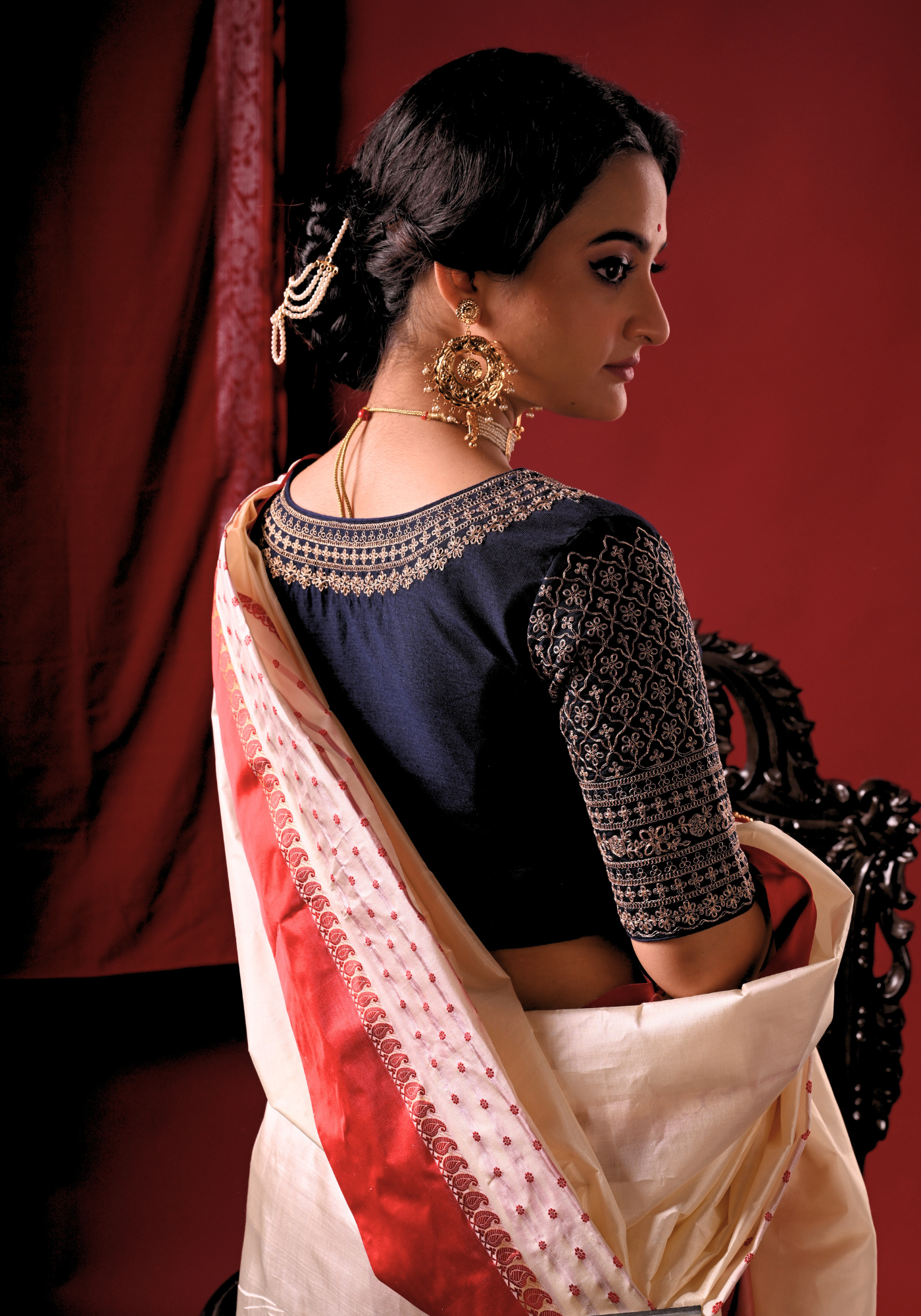 NEELAMBARI ZARDOUSI BLOUSE