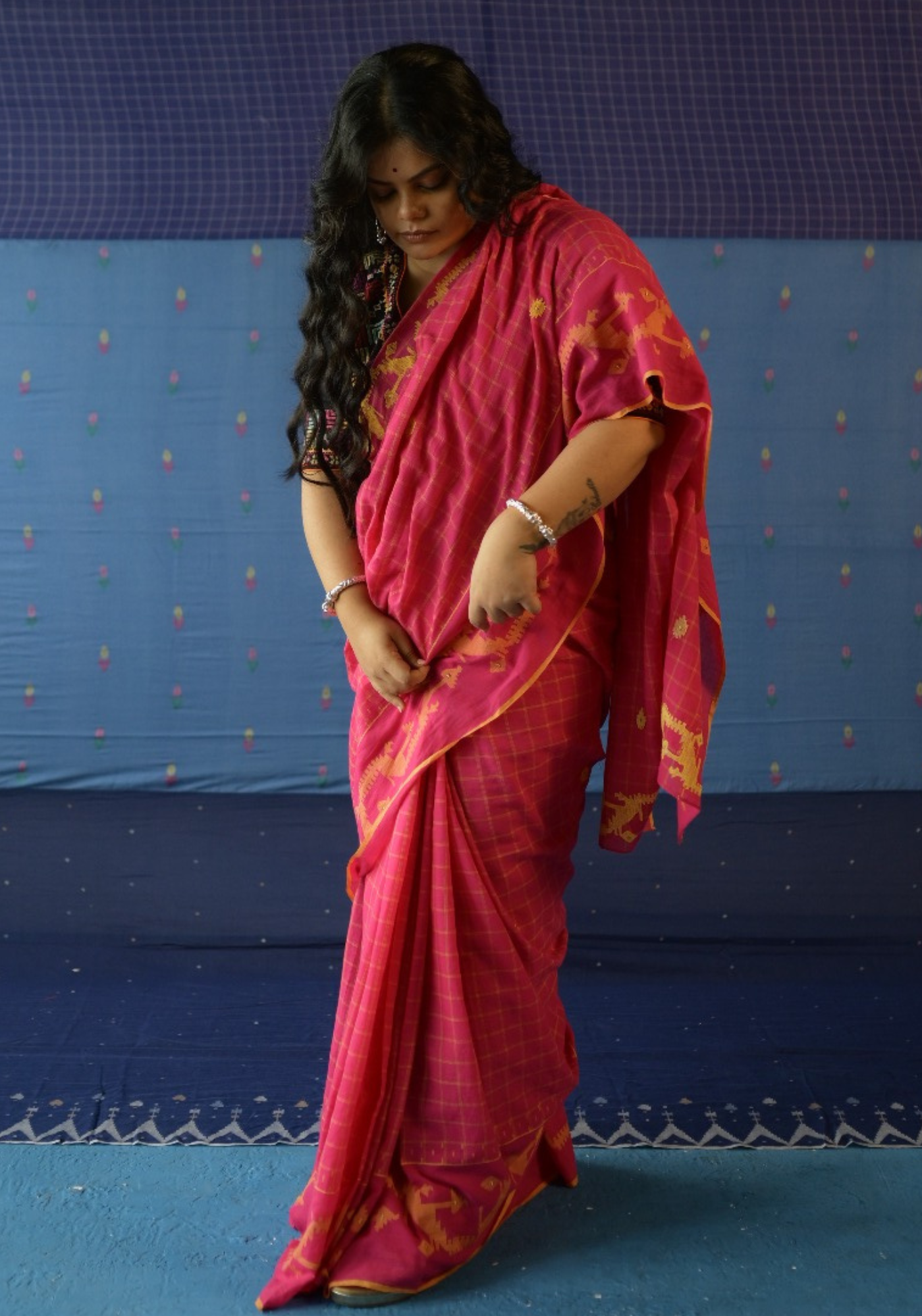 KARABI KOLKEY JAMDANI KAAJ SAREE