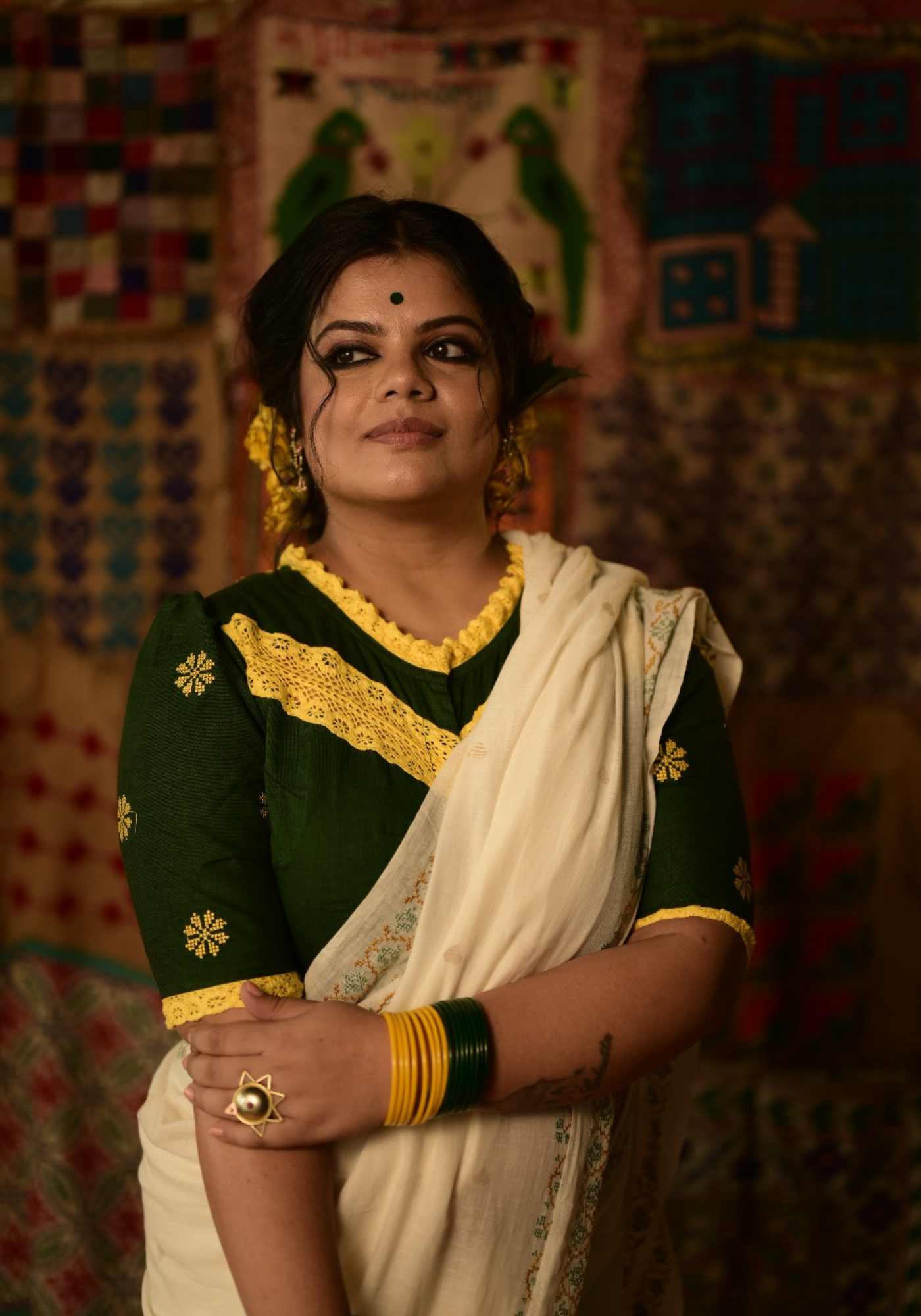 KOLKEY PHOOL BLOUSE