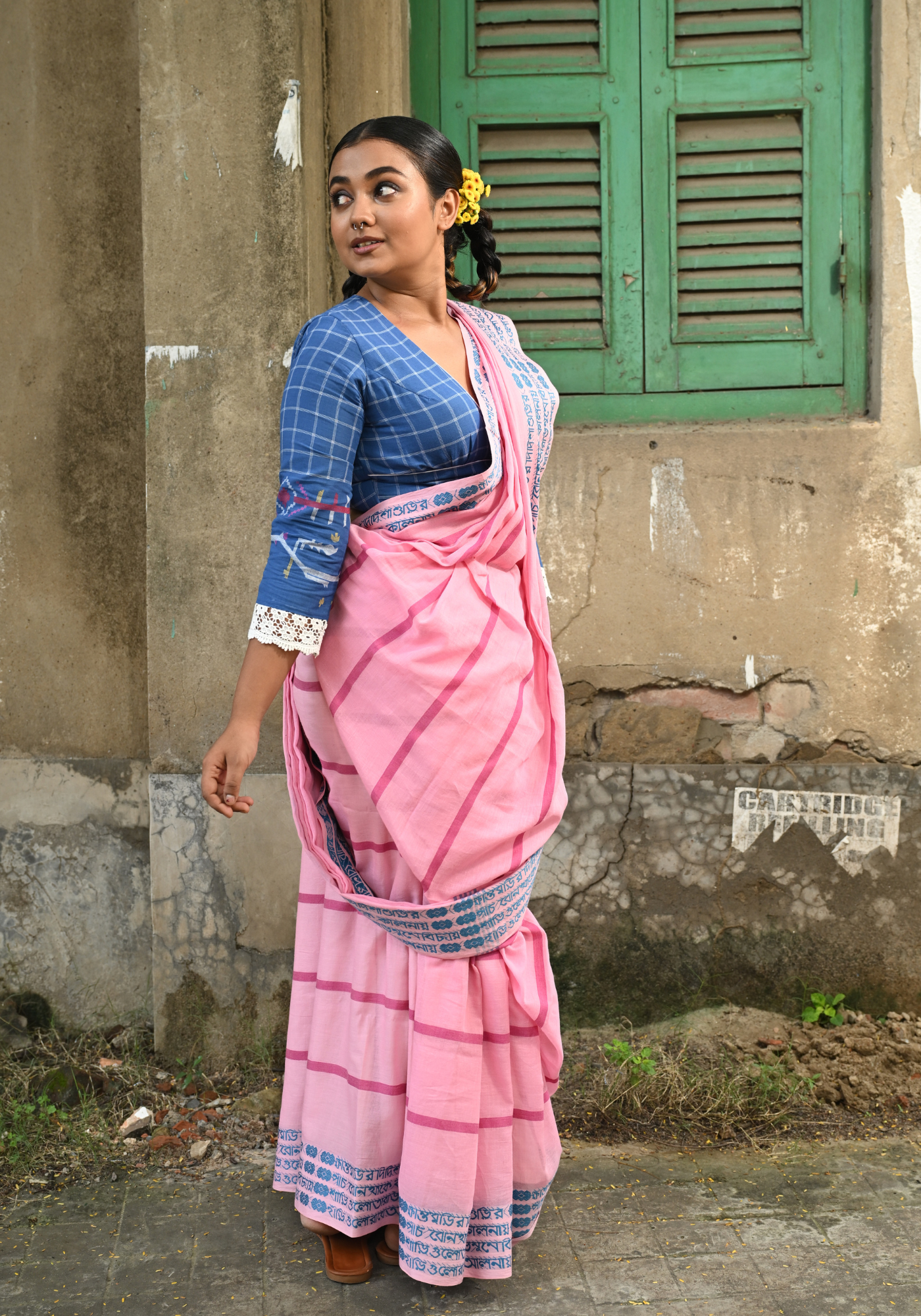 KHANTO BURI SAREE (SHANTIPURI)