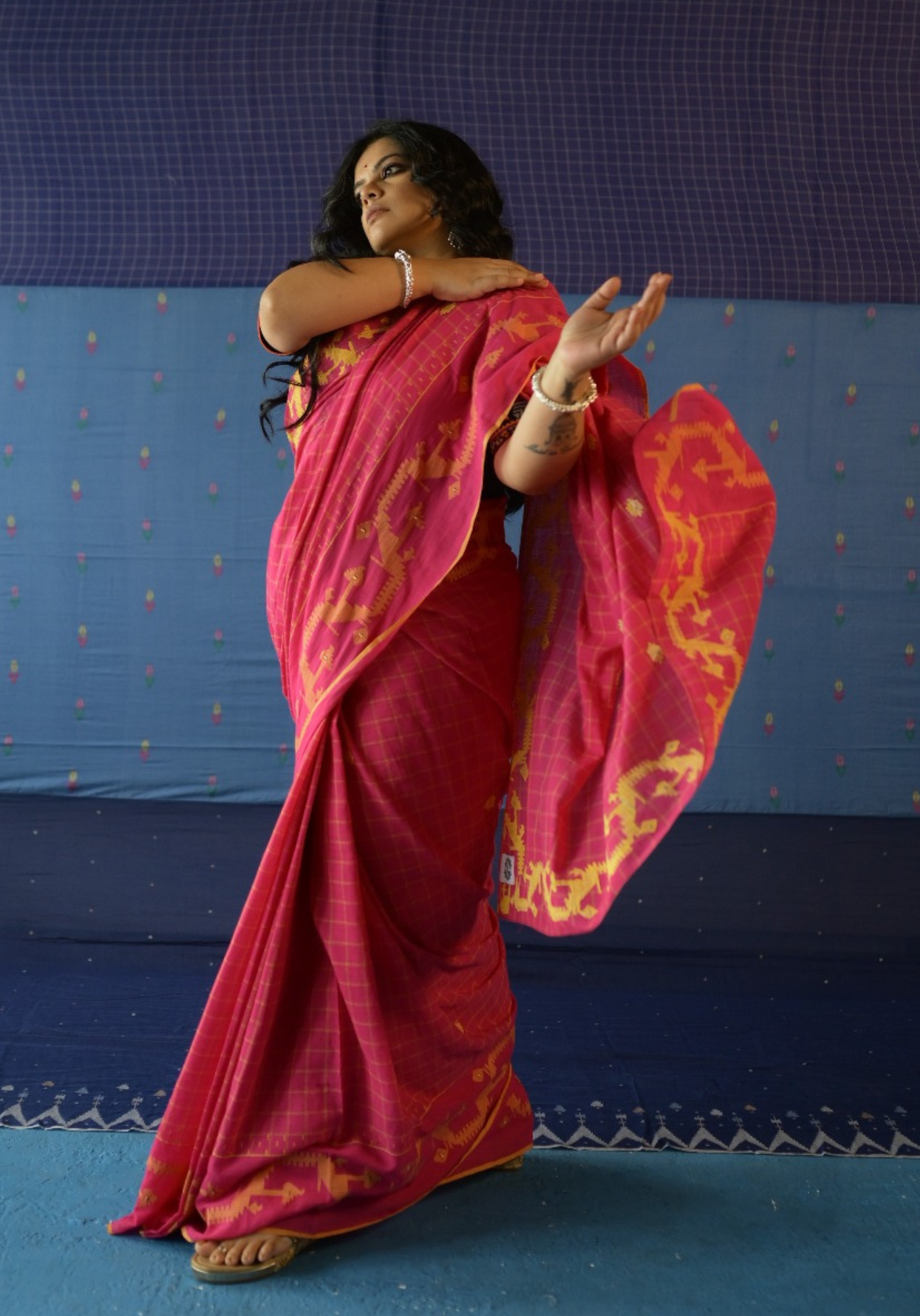 KARABI KOLKEY JAMDANI KAAJ SAREE