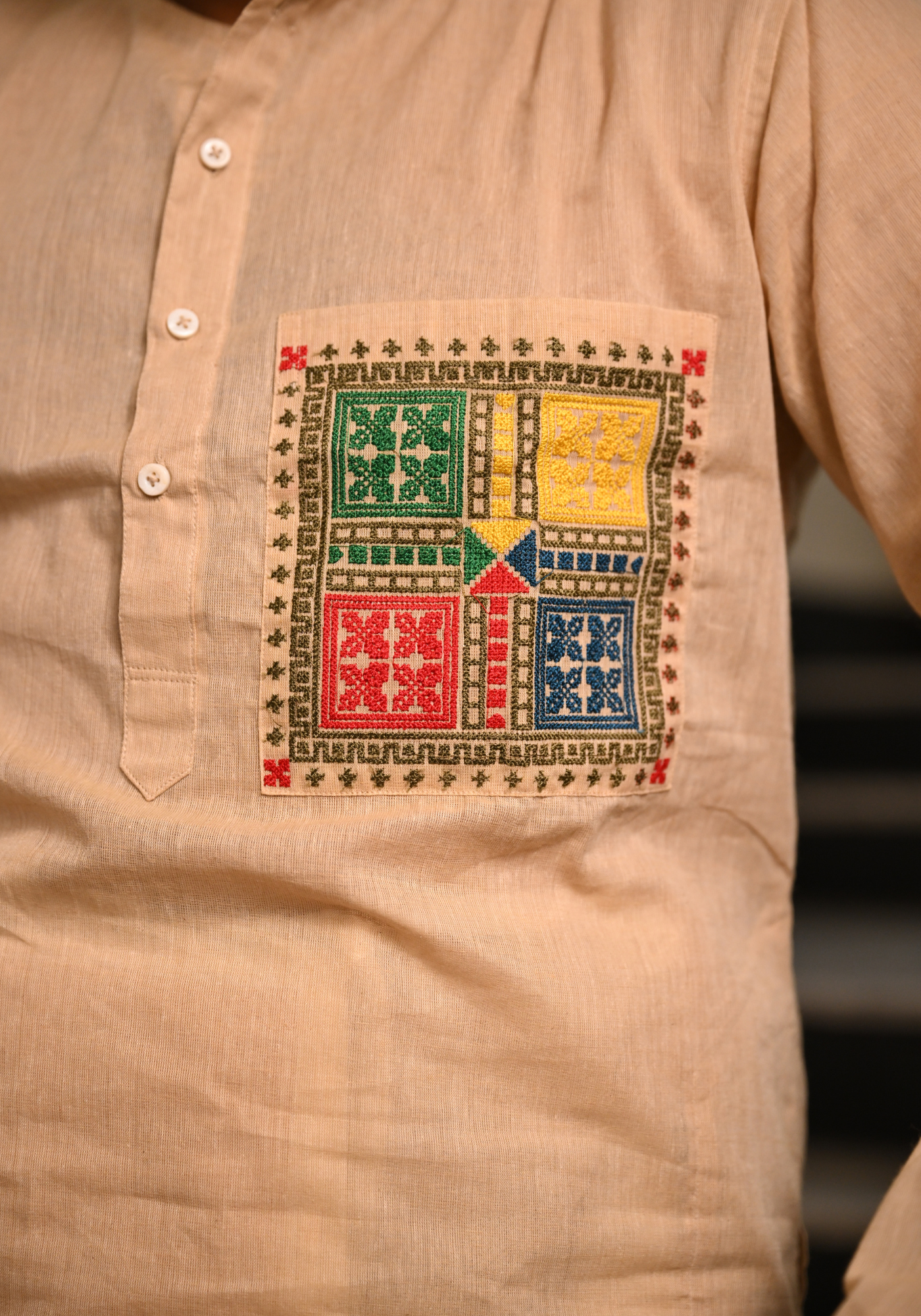 BONDHU TOMAY BEIGE KURTA