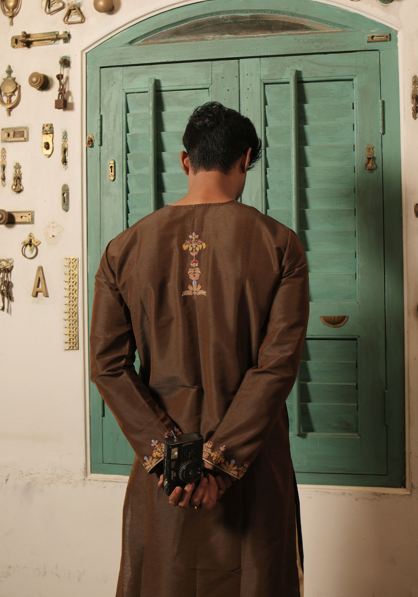 BROWN BABU KURTA