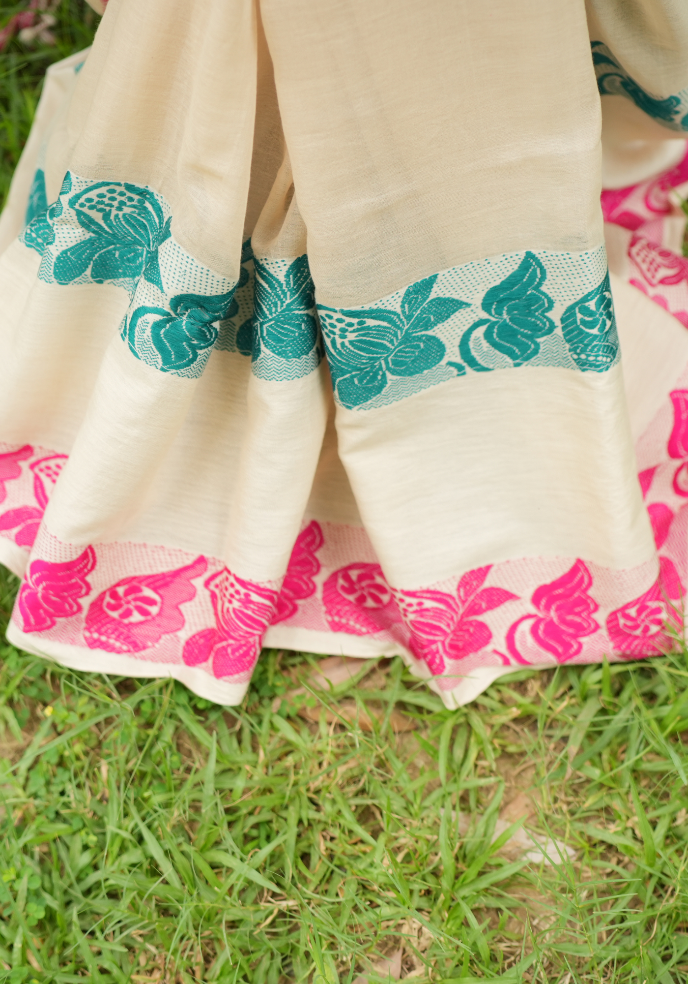 CHANDAN PADMA SHANKHA SAREE