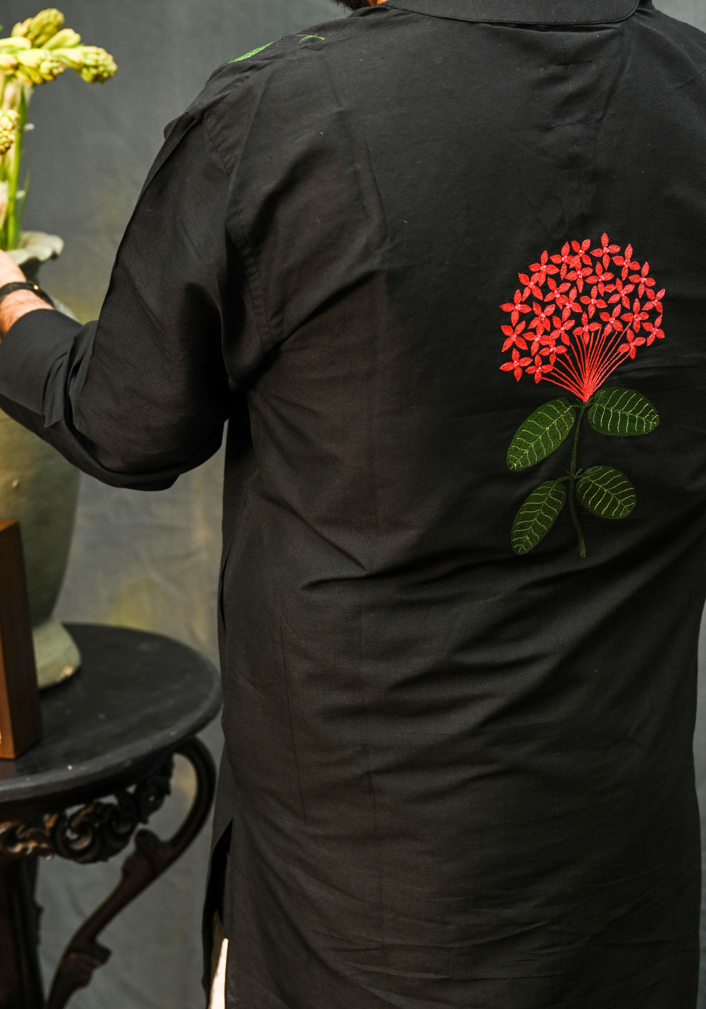 RONGON BLACK KURTA