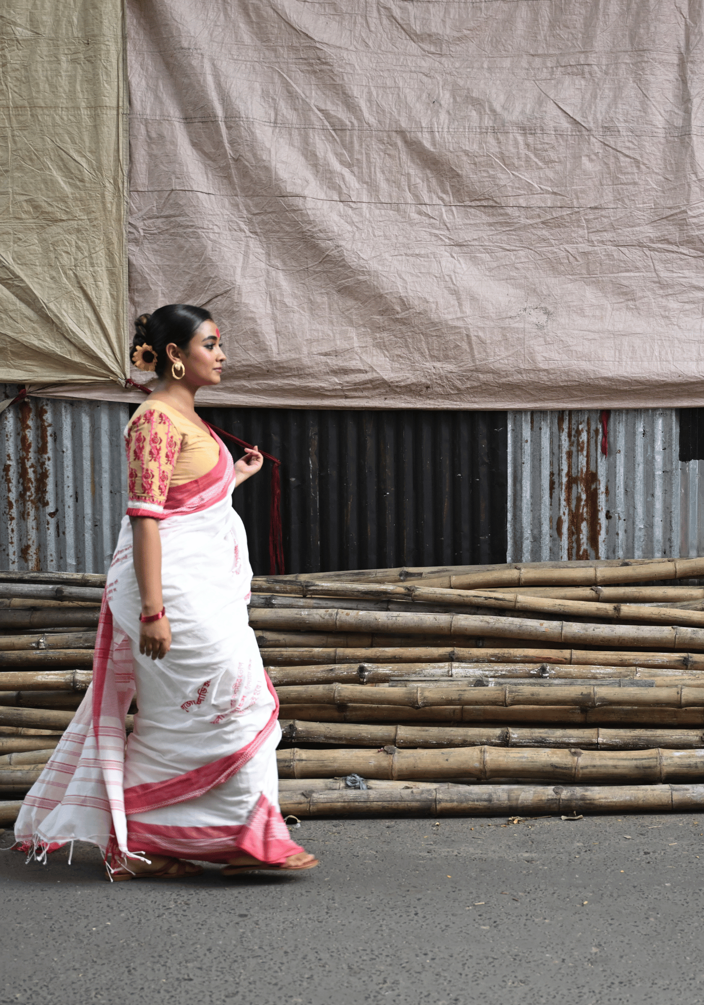 PUJOR KOTHA SAREE