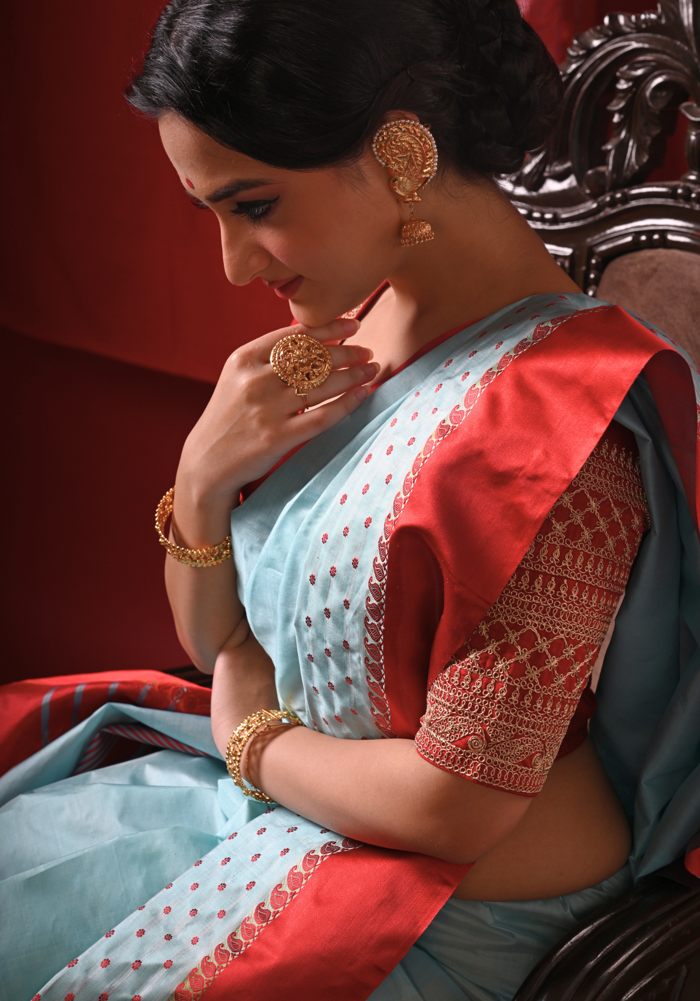 SINDOORI ZARDOUSI BLOUSE