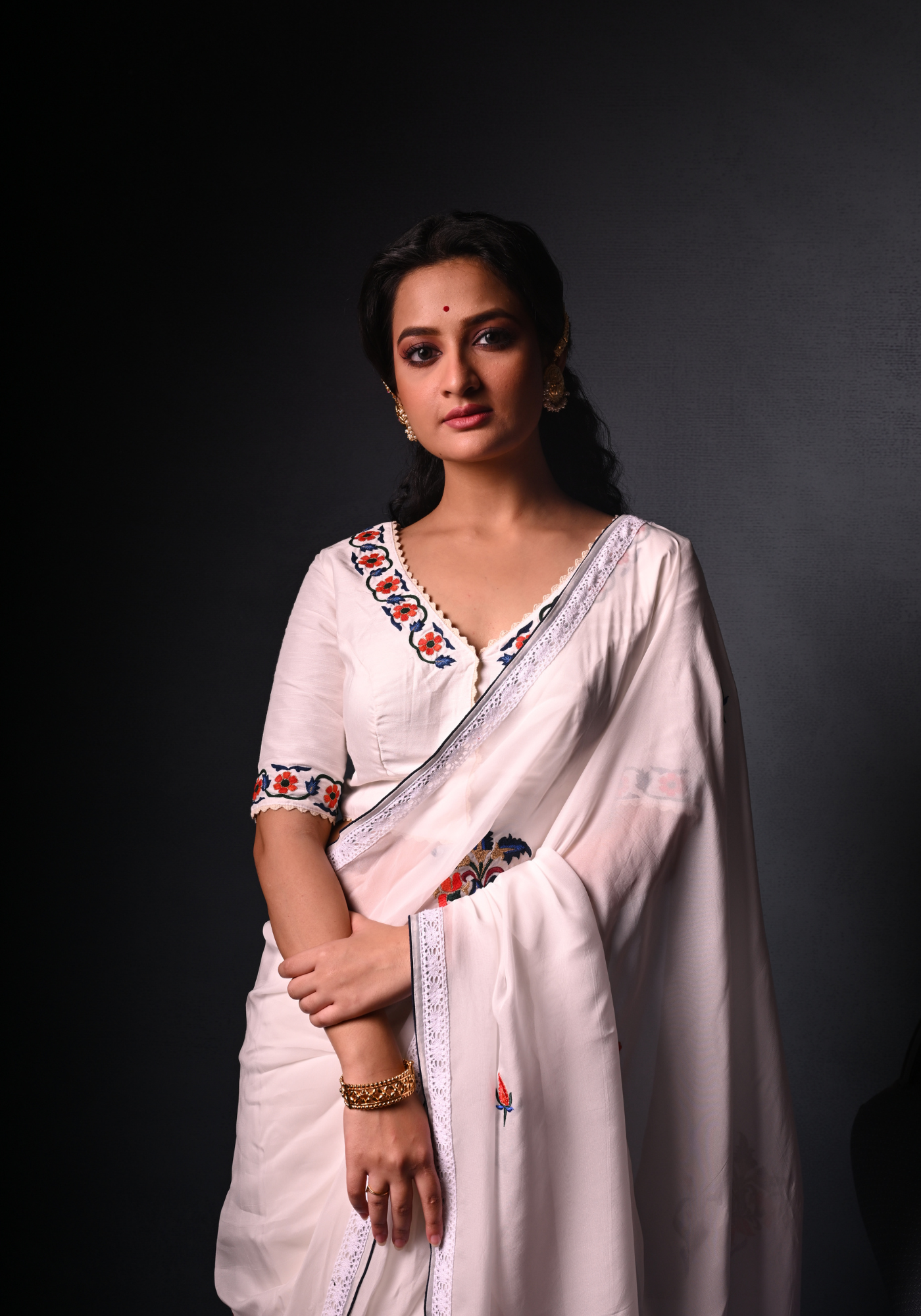 JAIPUR TILE ORGANZA BLOUSE