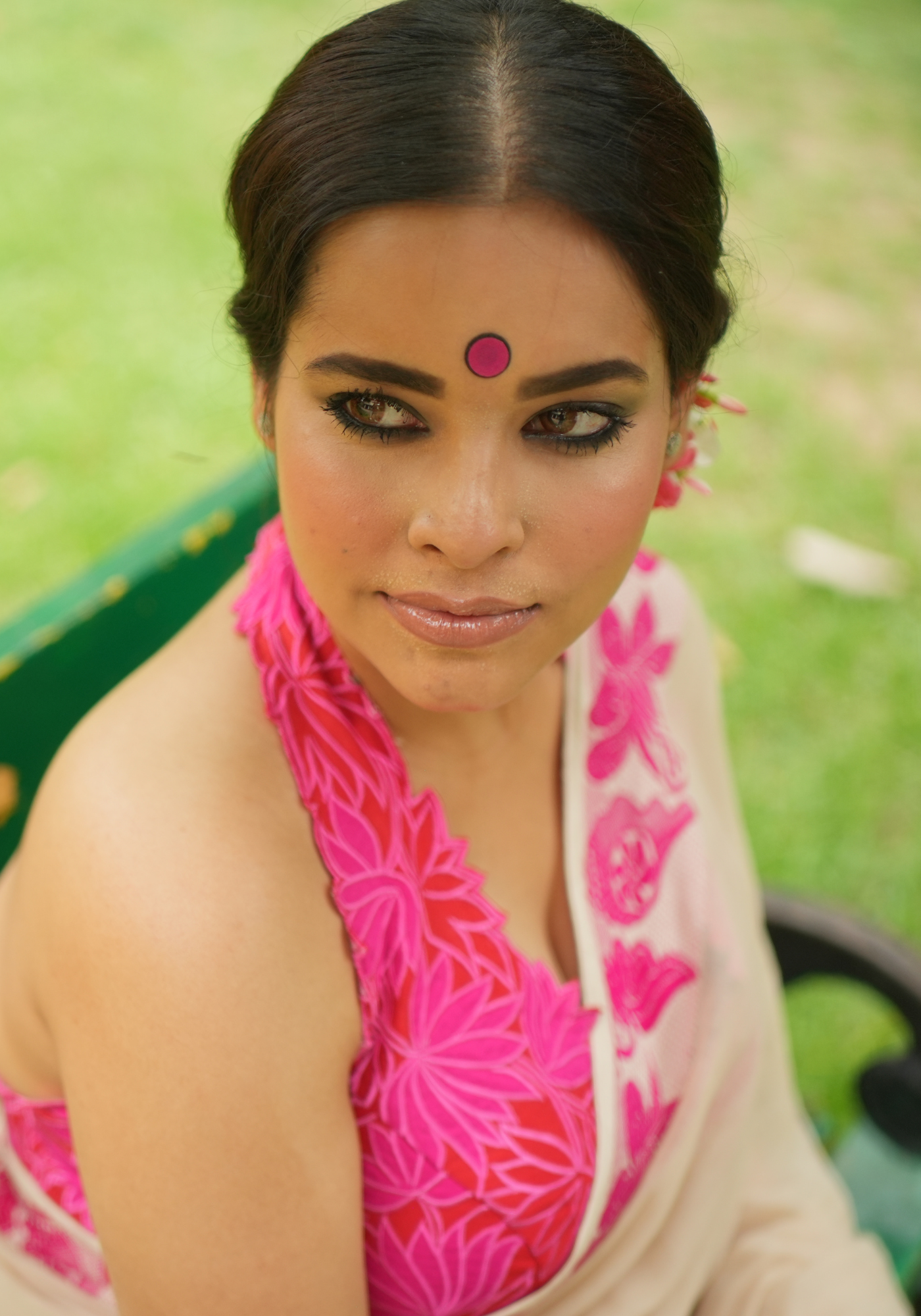 RANI PADMA BON HALTER BLOUSE