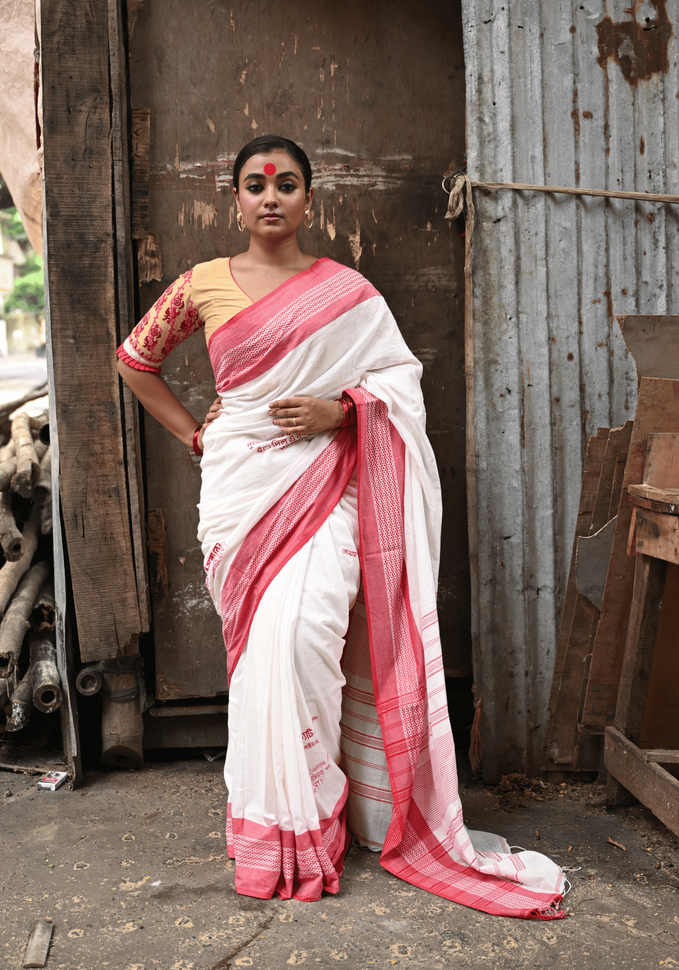 PUJOR KOTHA SAREE