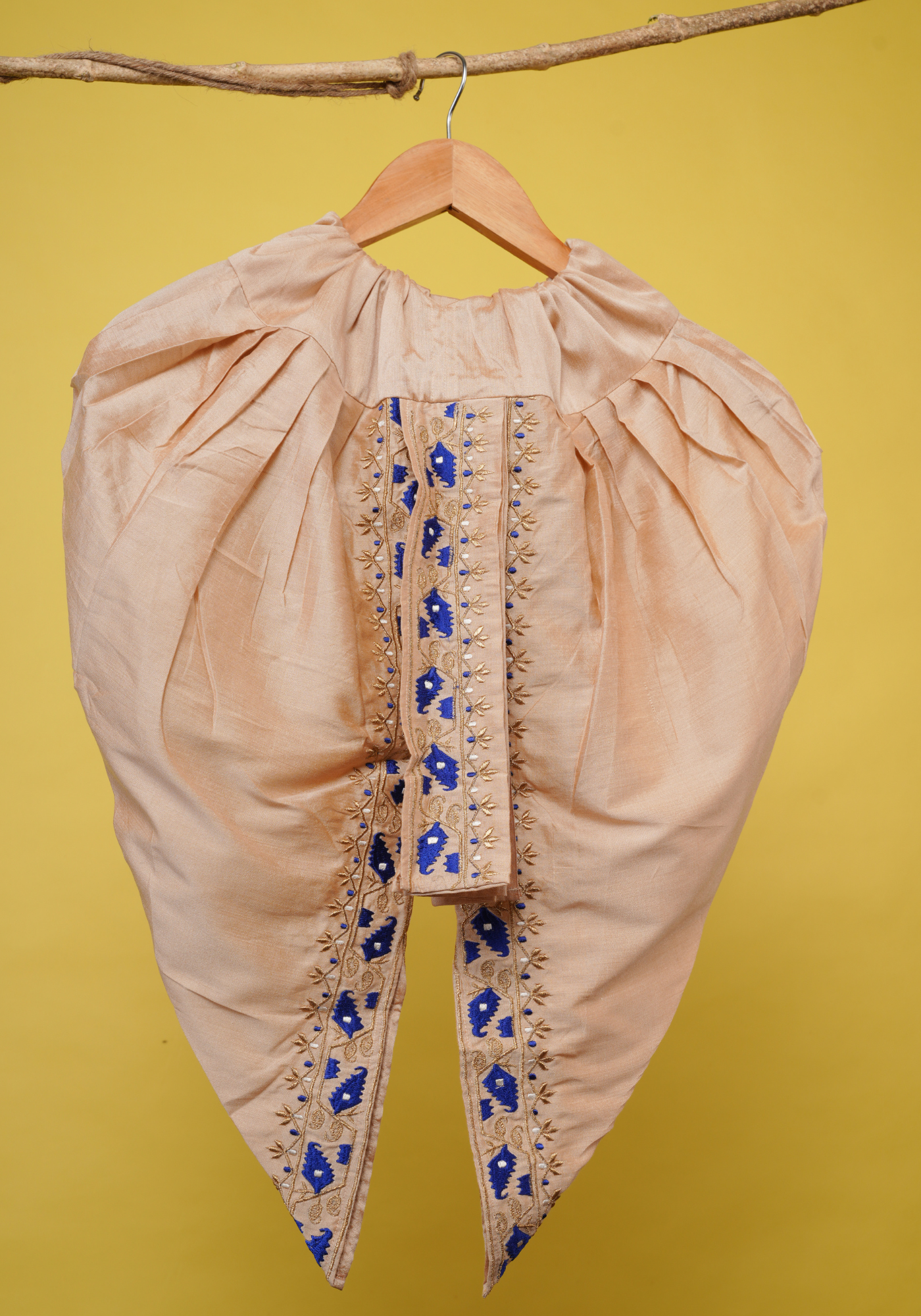 TOPOR MUKUT BLUE KURTA DHUTI SET