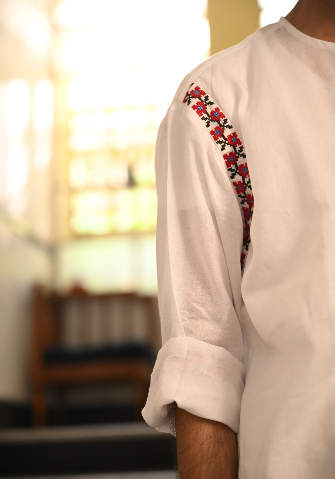 BAYNA KHOKA WHITE KURTA