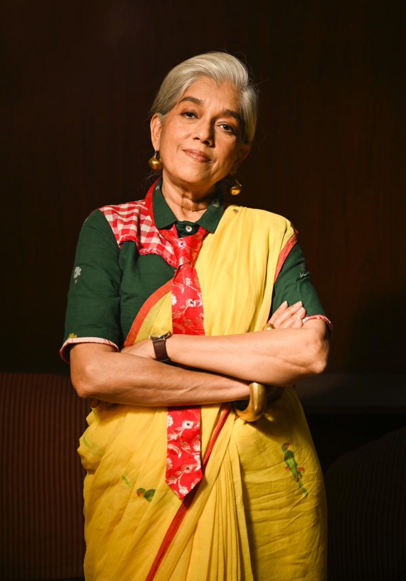 CUSTARD YELLOW TIYA JAMDANI SAREE