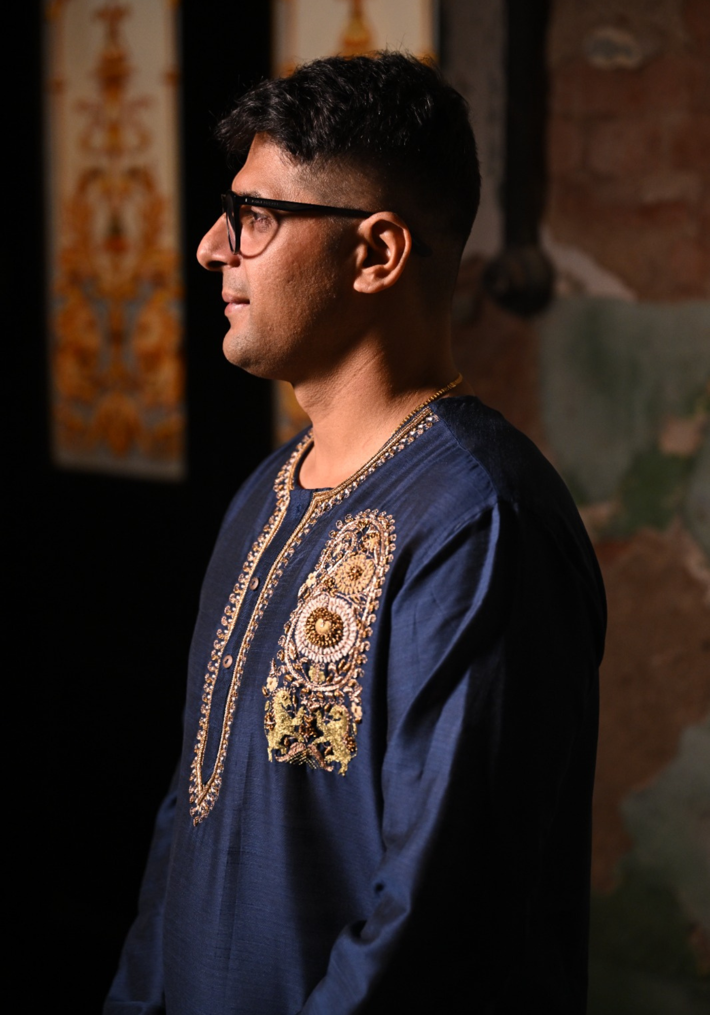 BOR BORON LION PAISLEY KURTA