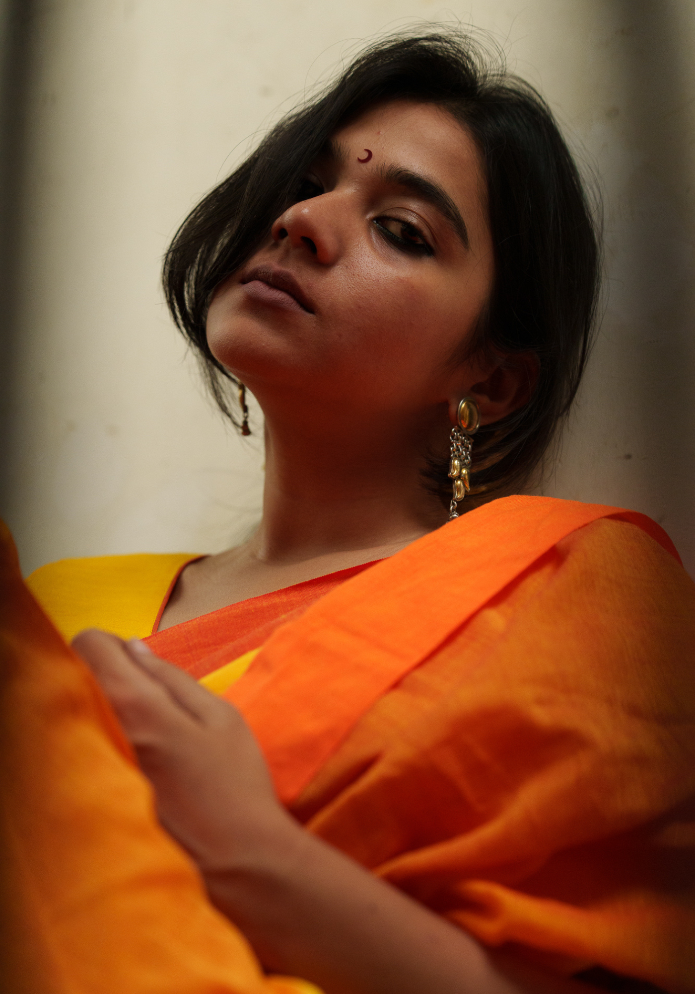 HOLUD GNAADA COTTON TANT SAREE