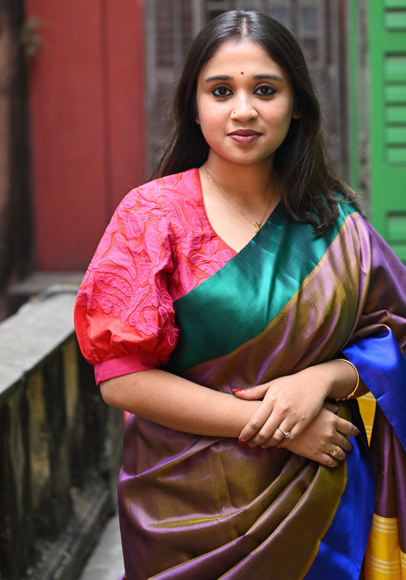 CHAMELION GLOW GOROD SAREE