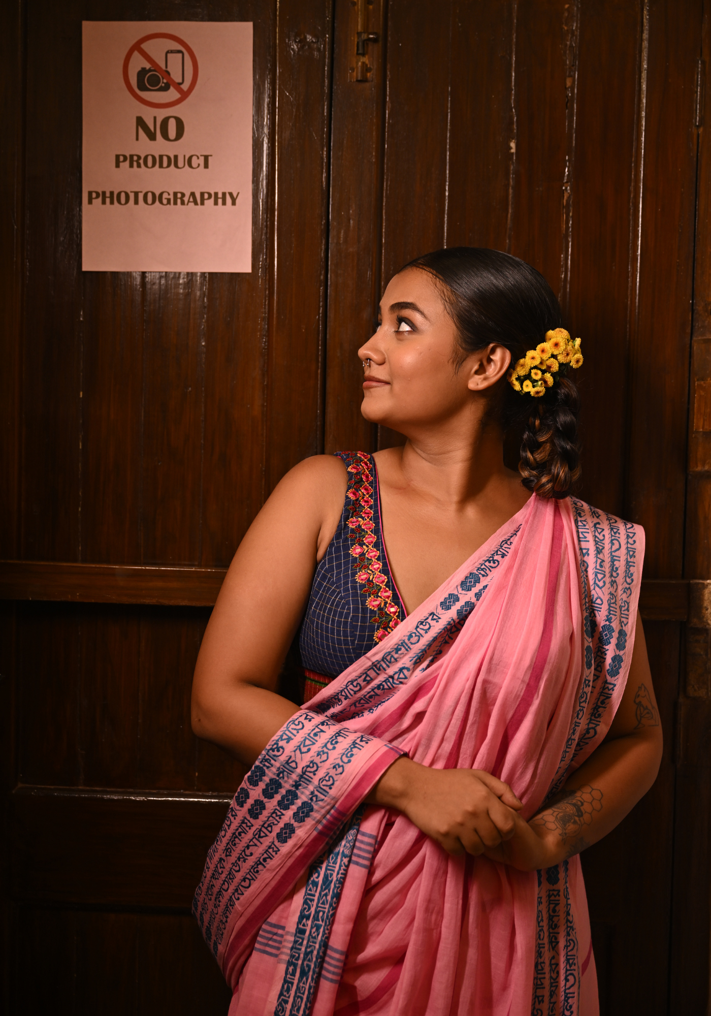 KHANTO BURI SAREE (SHANTIPURI)