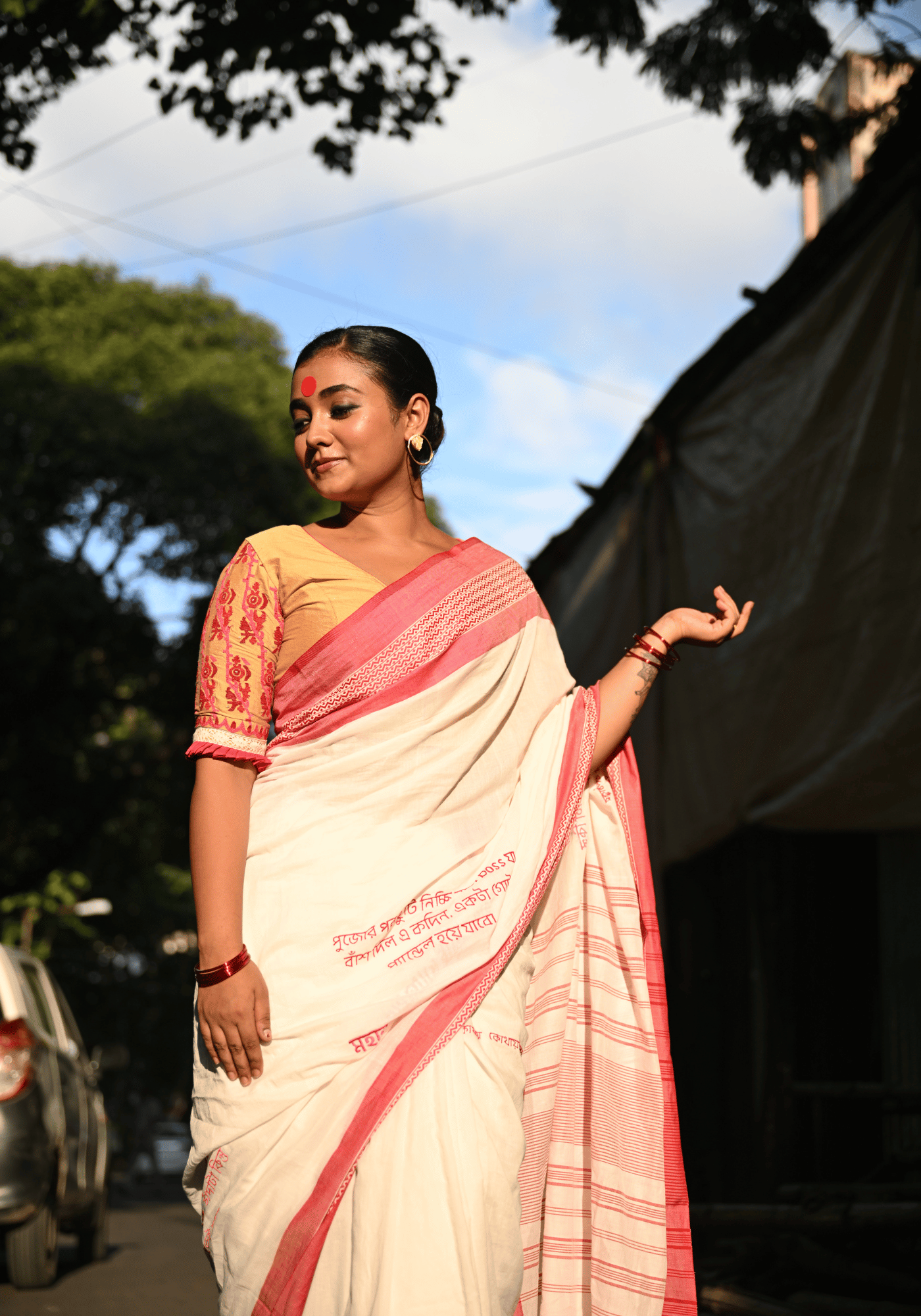 CHANDAN GOLAP BAGAN BLOUSE