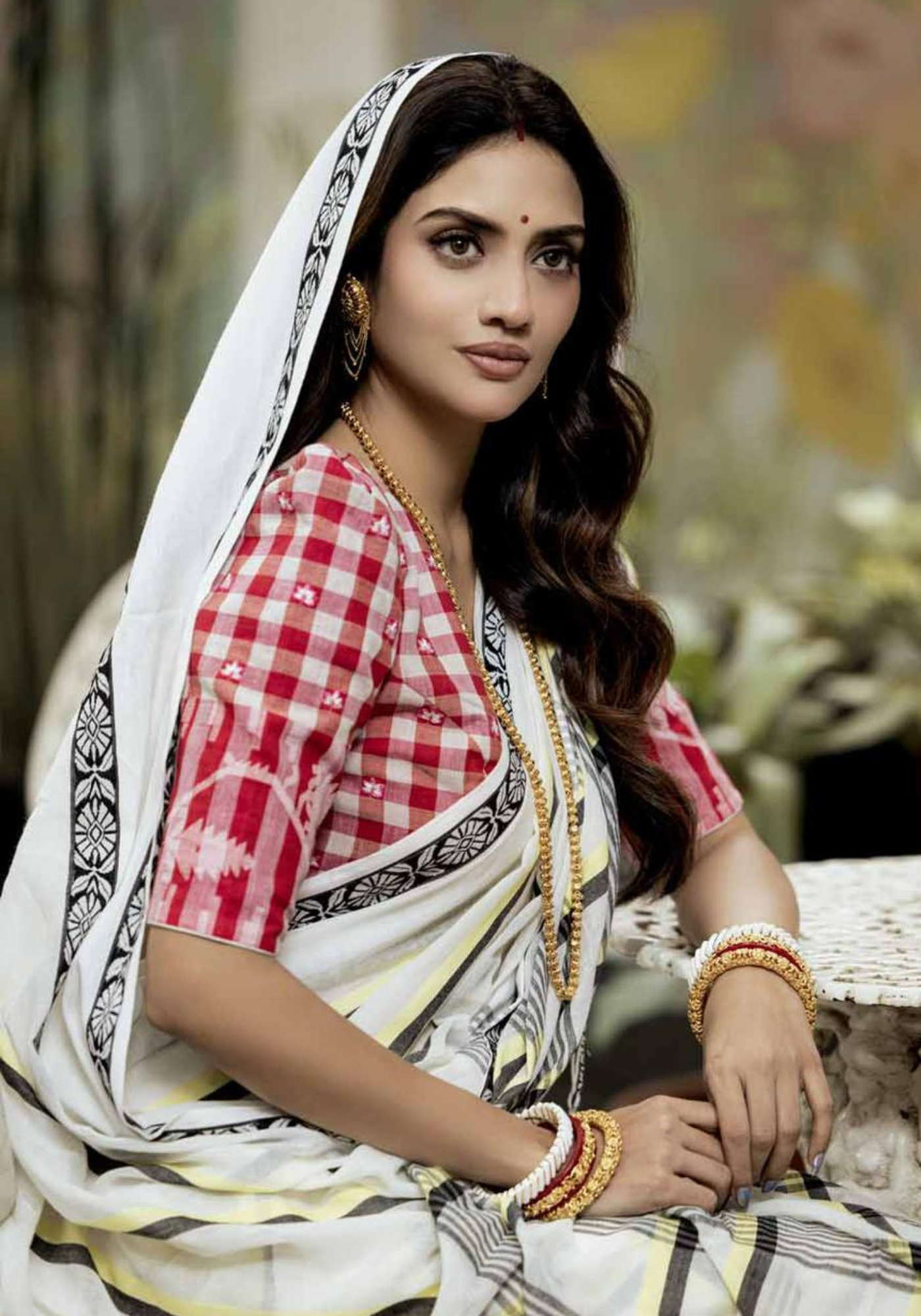 CHERRY BLOSSOM JAMDANI BLOUSE