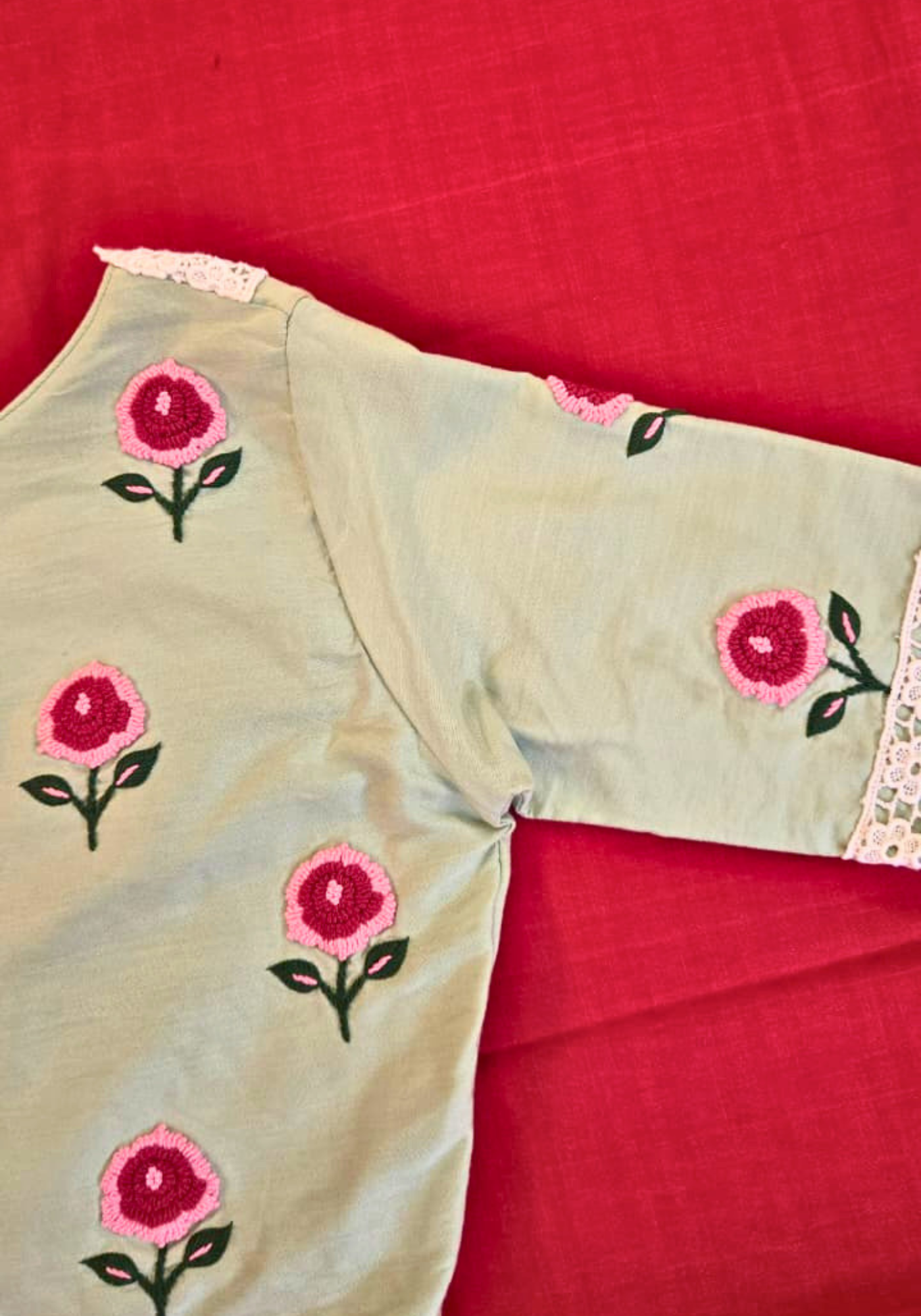 MINT GULABARI BLOUSE