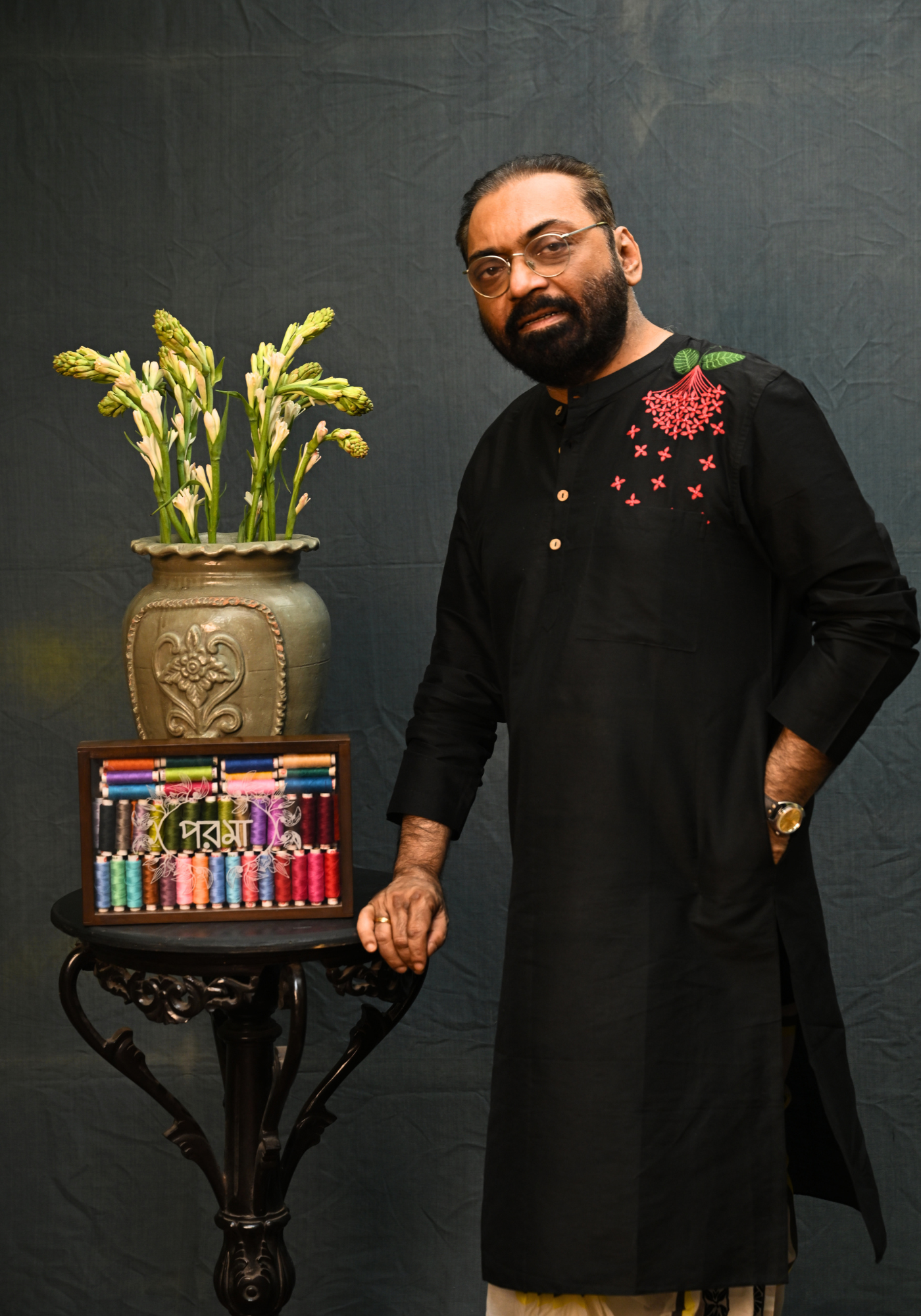 RONGON BLACK KURTA