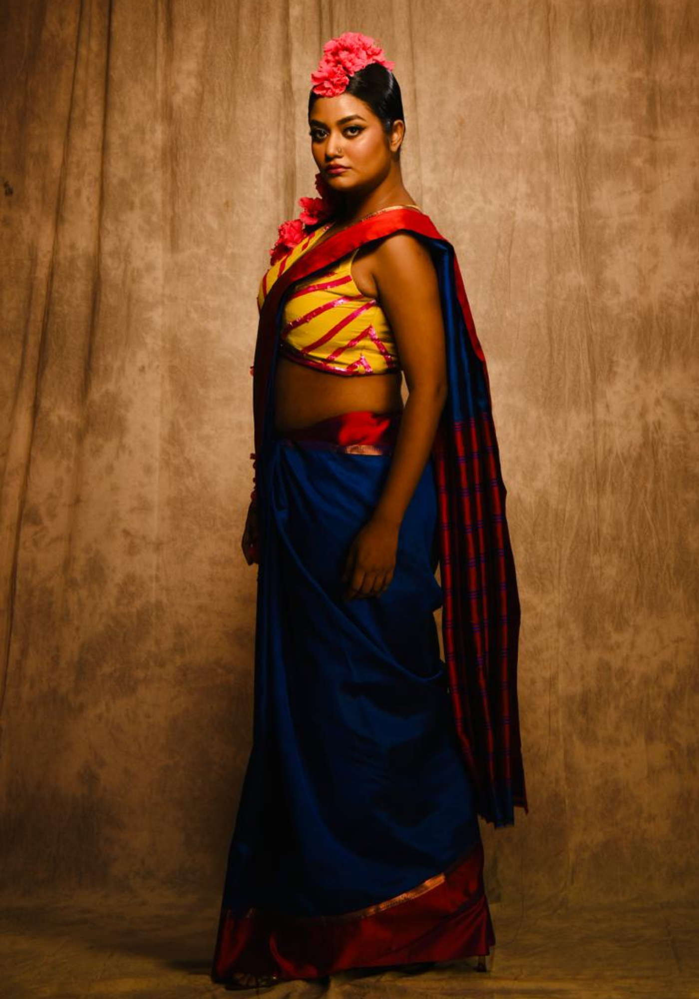 BAGHBAJAR GOROD SILK SAREE