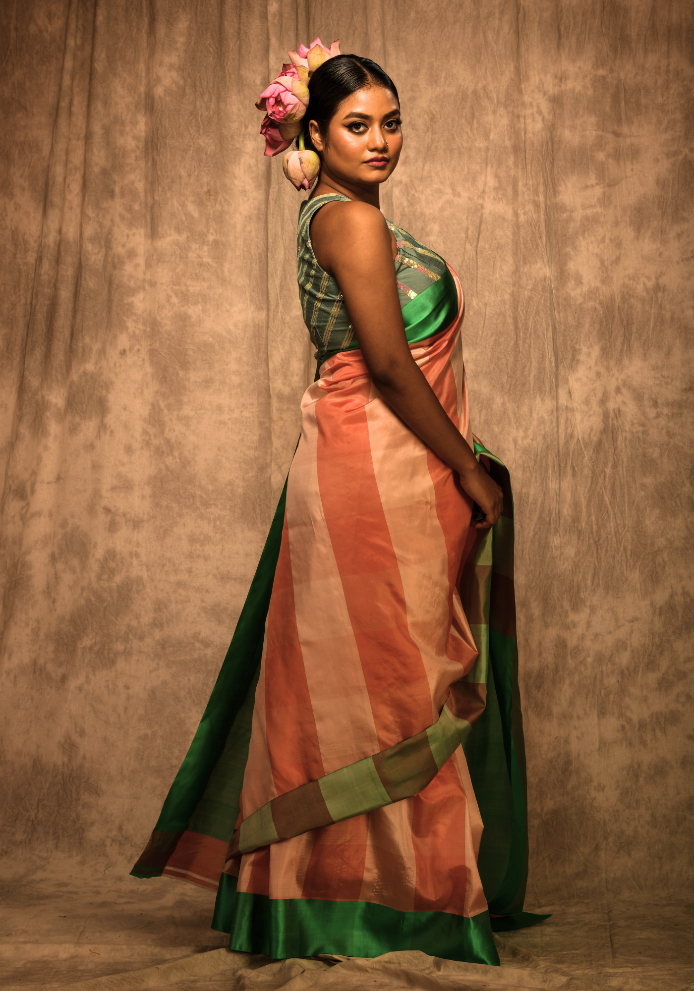 TRIDHARA GOROD SILK SAREE