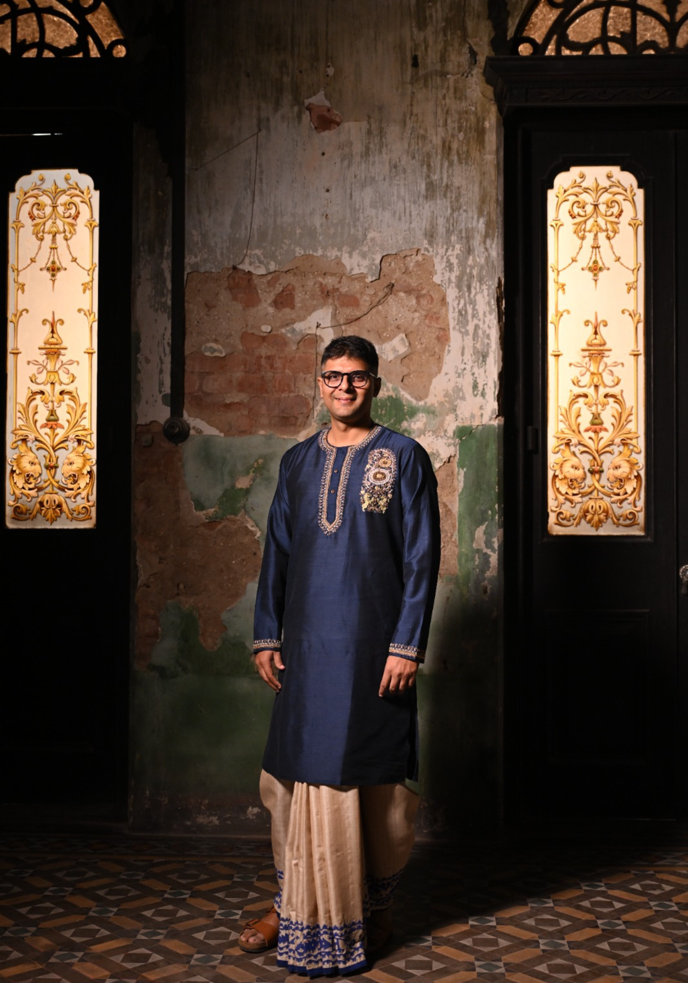 BOR BORON LION PAISLEY KURTA