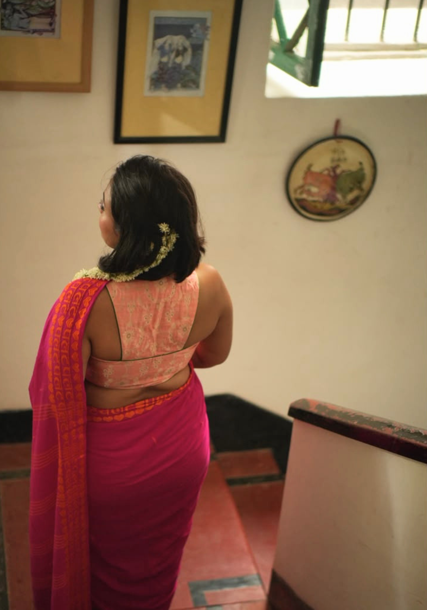 CANDYFLOSS BROCADE RACERBACK BLOUSE