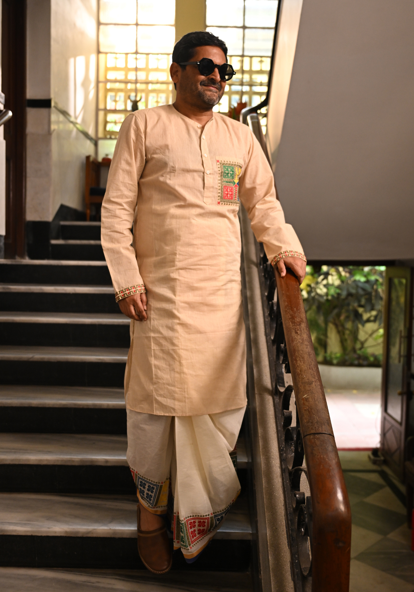 BONDHU TOMAY BEIGE KURTA
