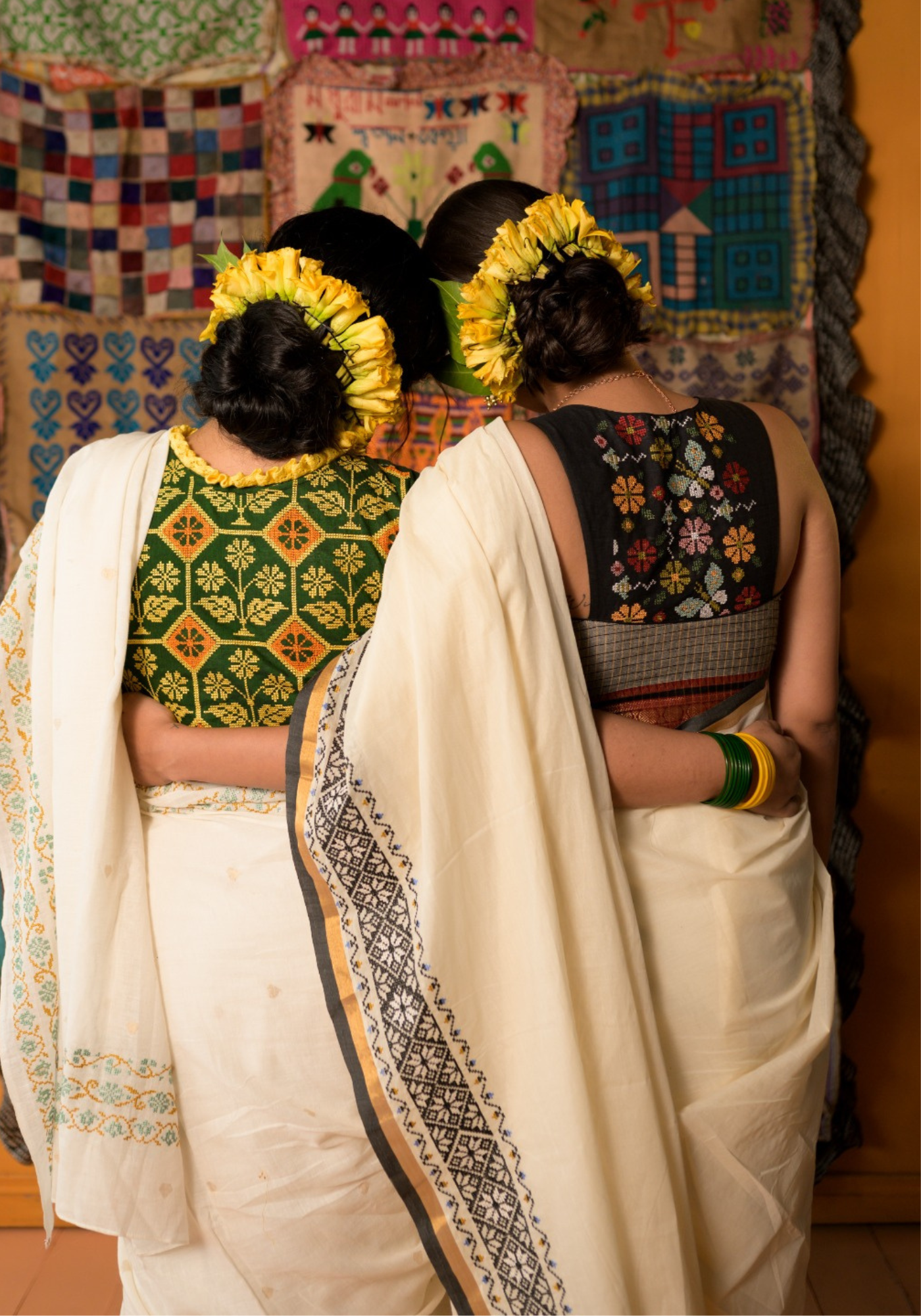 SHADA TILE BORDER SAREE