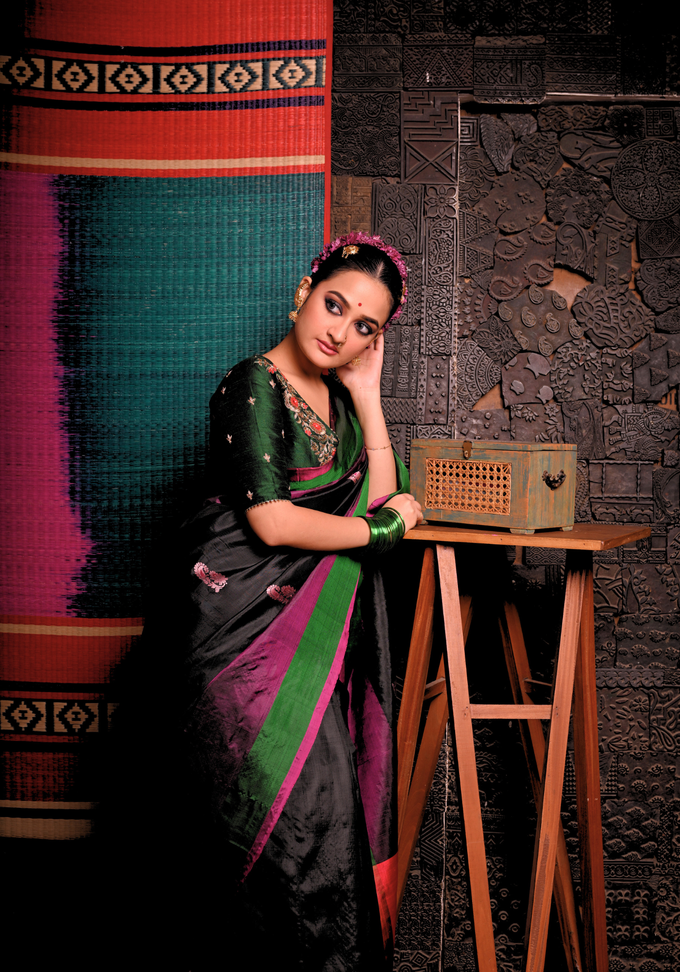KRISHNAKALI GOROD SILK SAREE