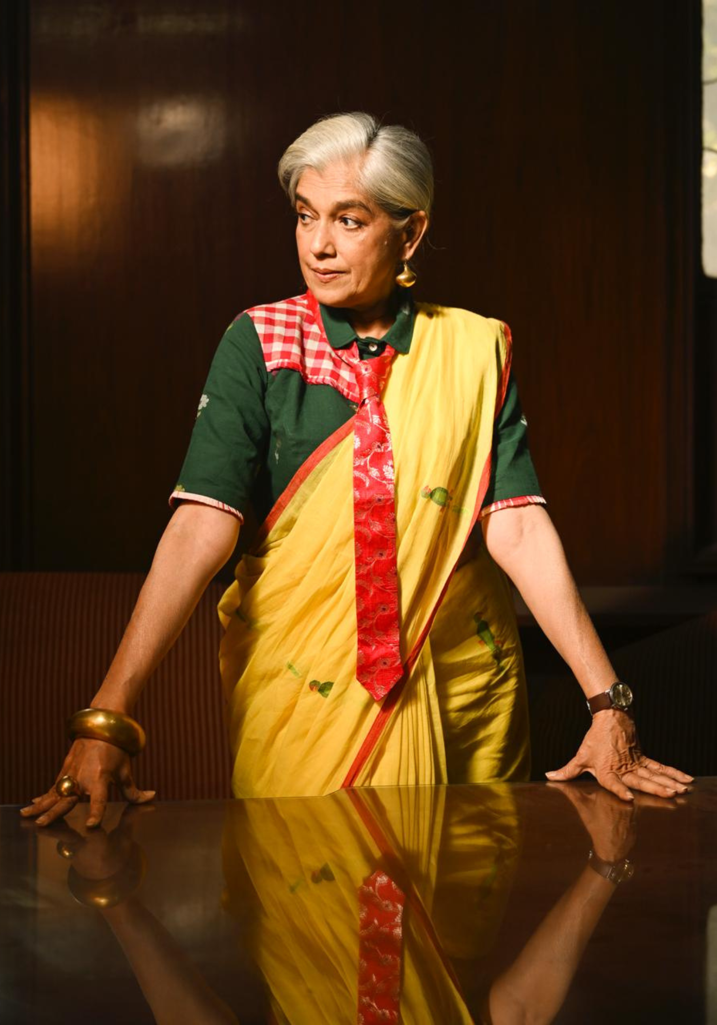 MAYA CHECK MATE BLOUSE